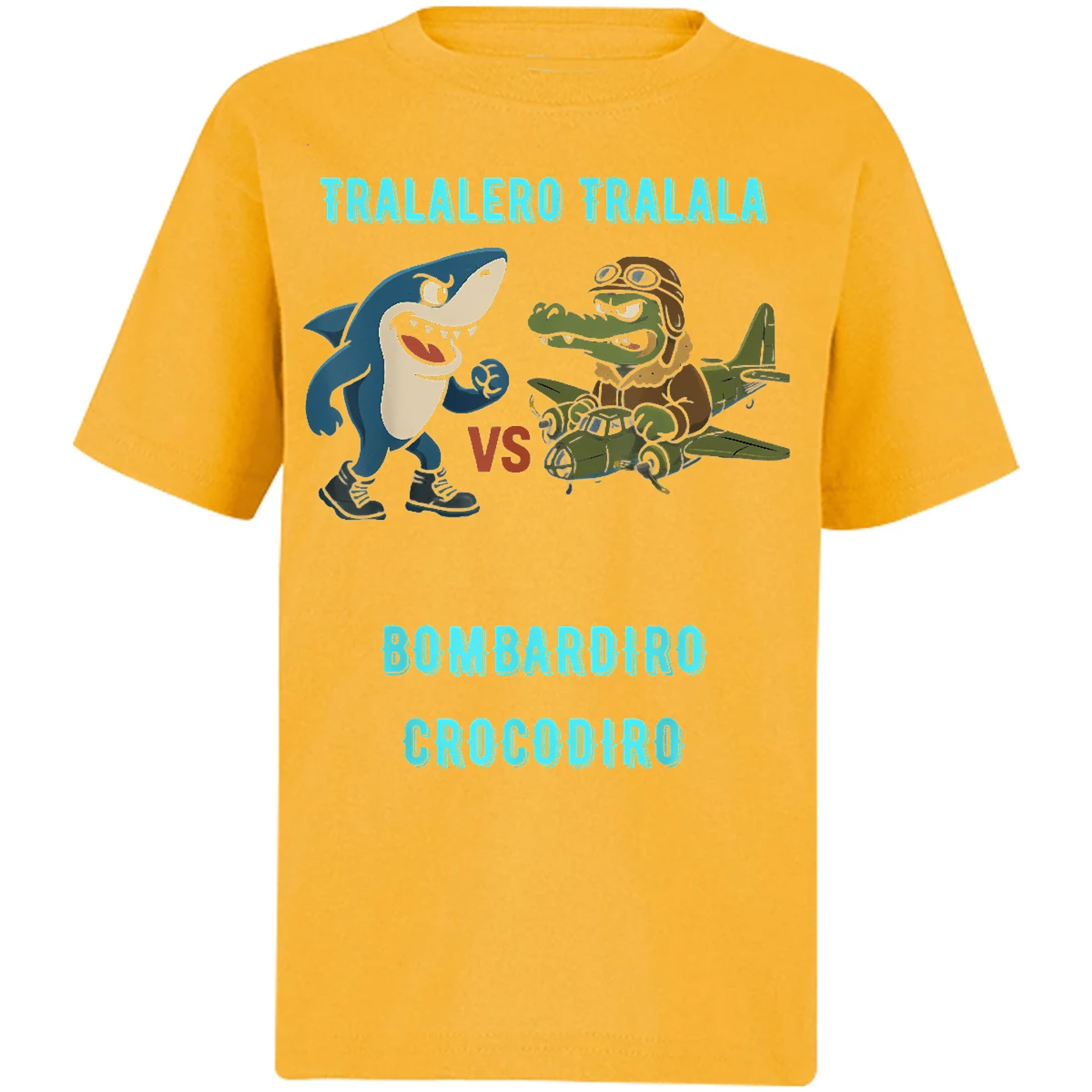 Playera Memes Bombardiro X Tralalero para Niño 8