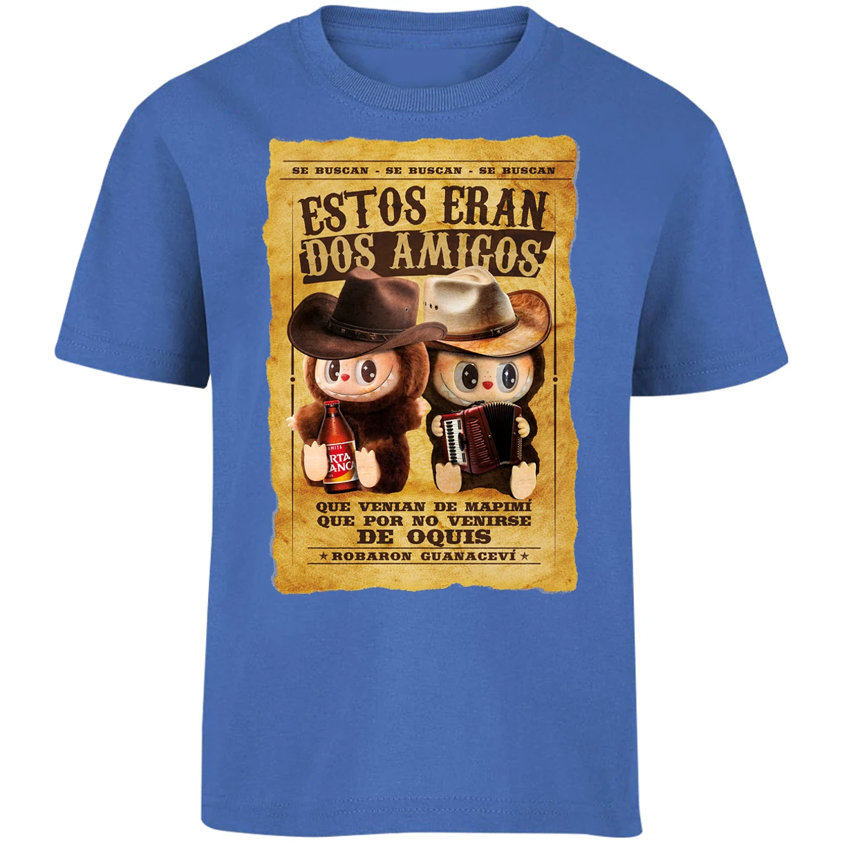 Playera Labubu Labubus Eran 2 Amigos para Niño 1