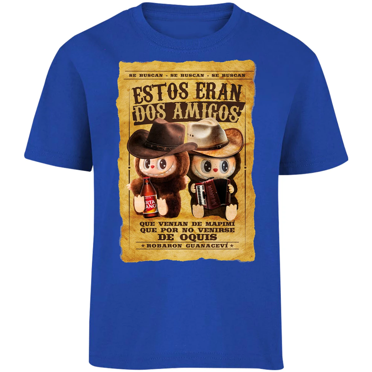 Playera Labubu Labubus Eran 2 Amigos para Niño 9