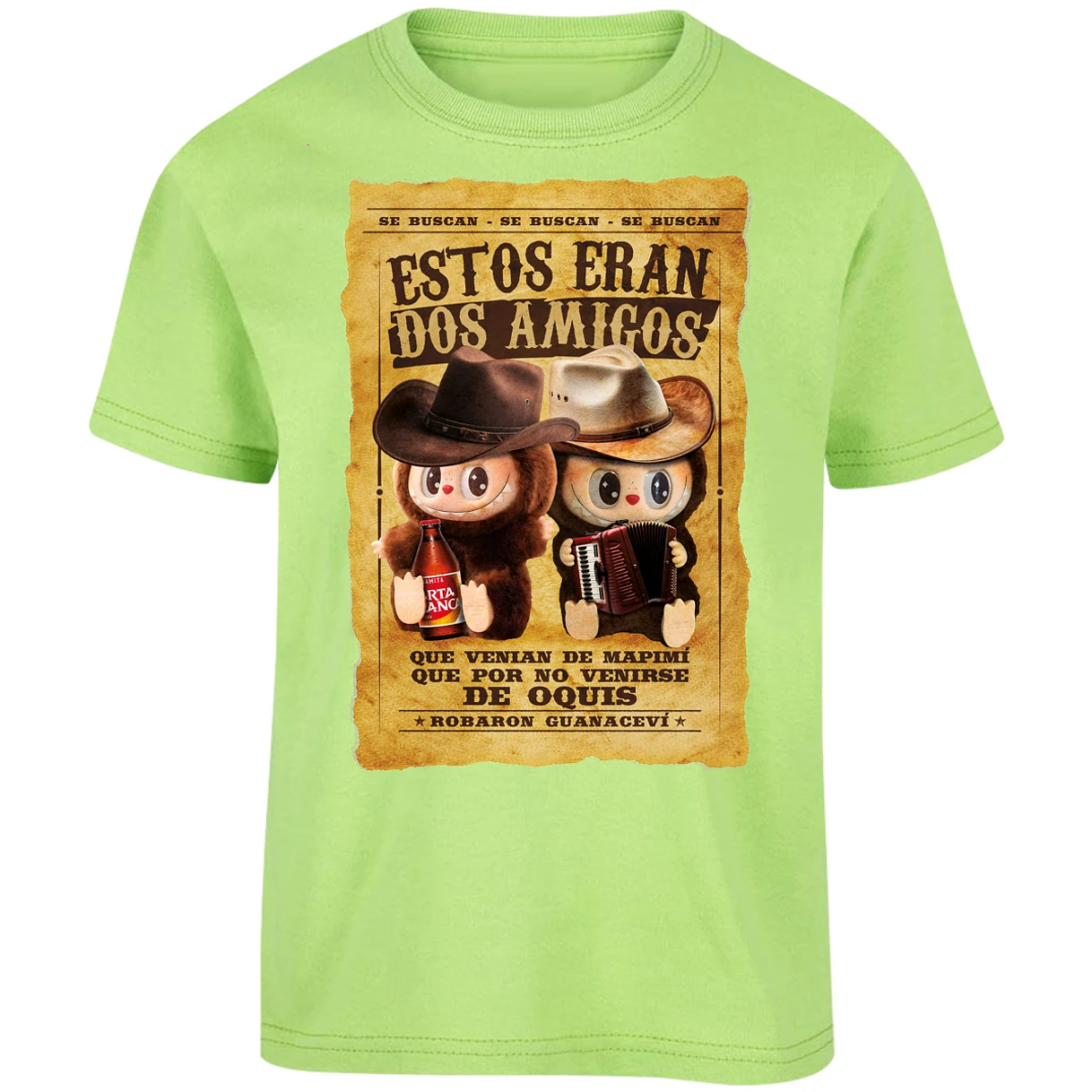 Playera Labubu Labubus Eran 2 Amigos para Niño 11