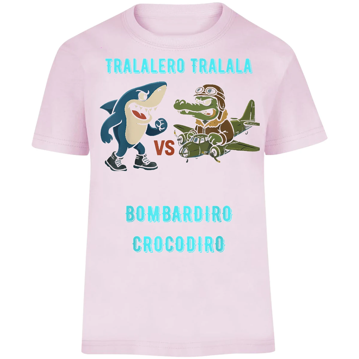 Playera Memes Bombardiro X Tralalero para Niño 16