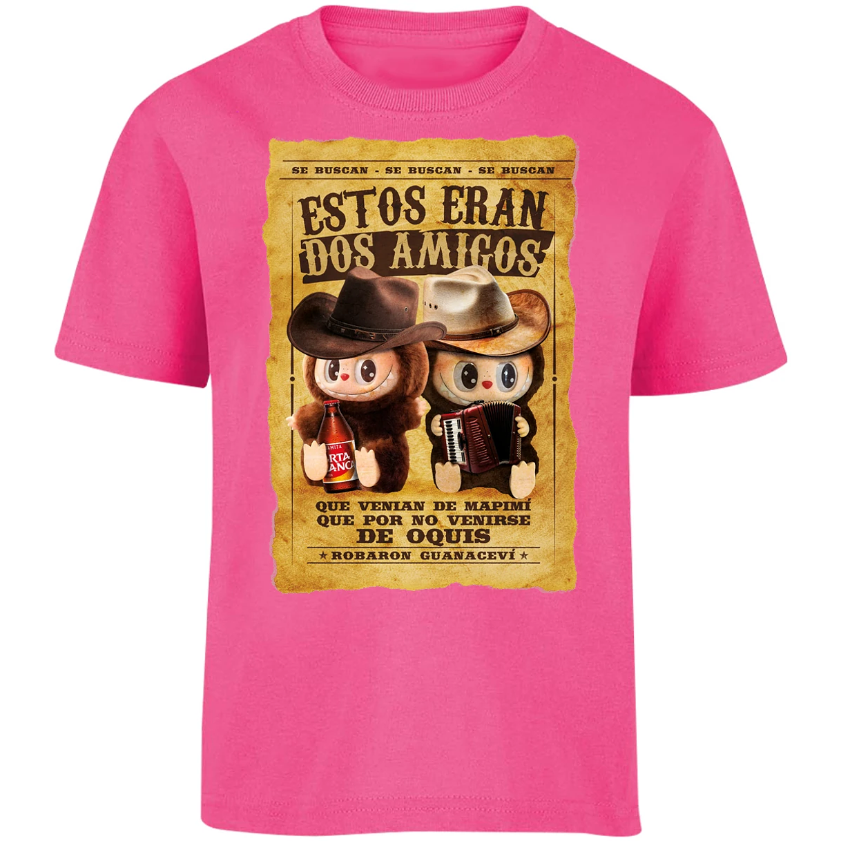 Playera Labubu Labubus Eran 2 Amigos para Niño 15