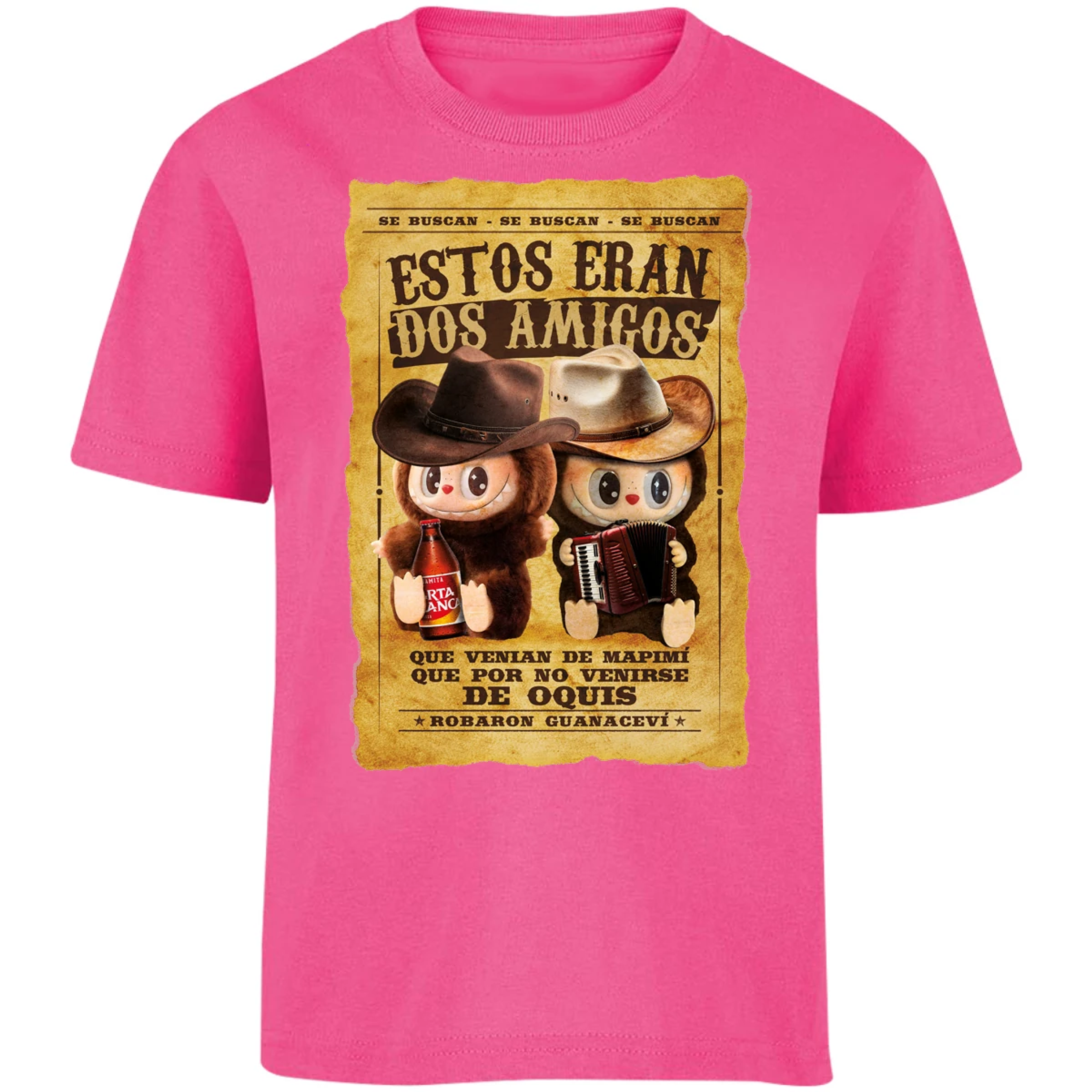 Playera Labubu Labubus Eran 2 Amigos para Niño 15