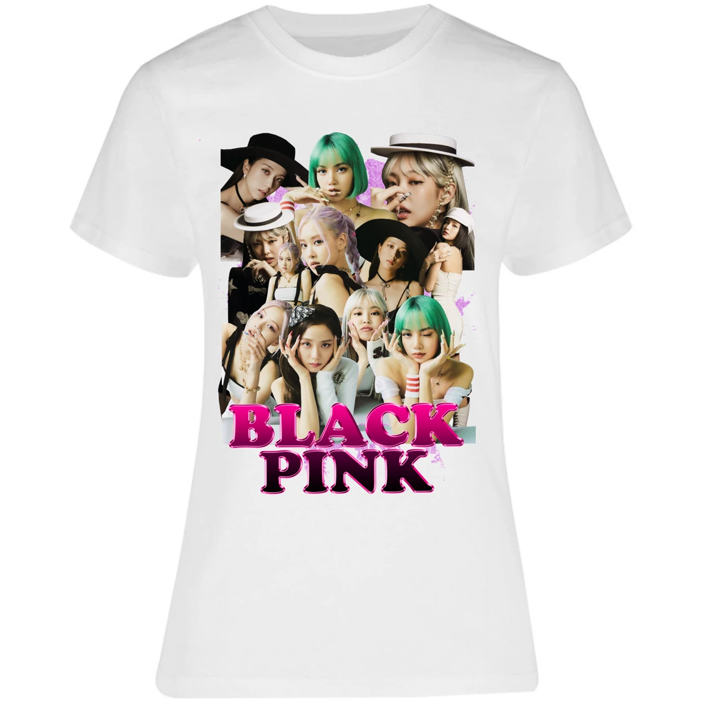 Blusa Musica Black Pink Printable Blusa para Mujer 17
