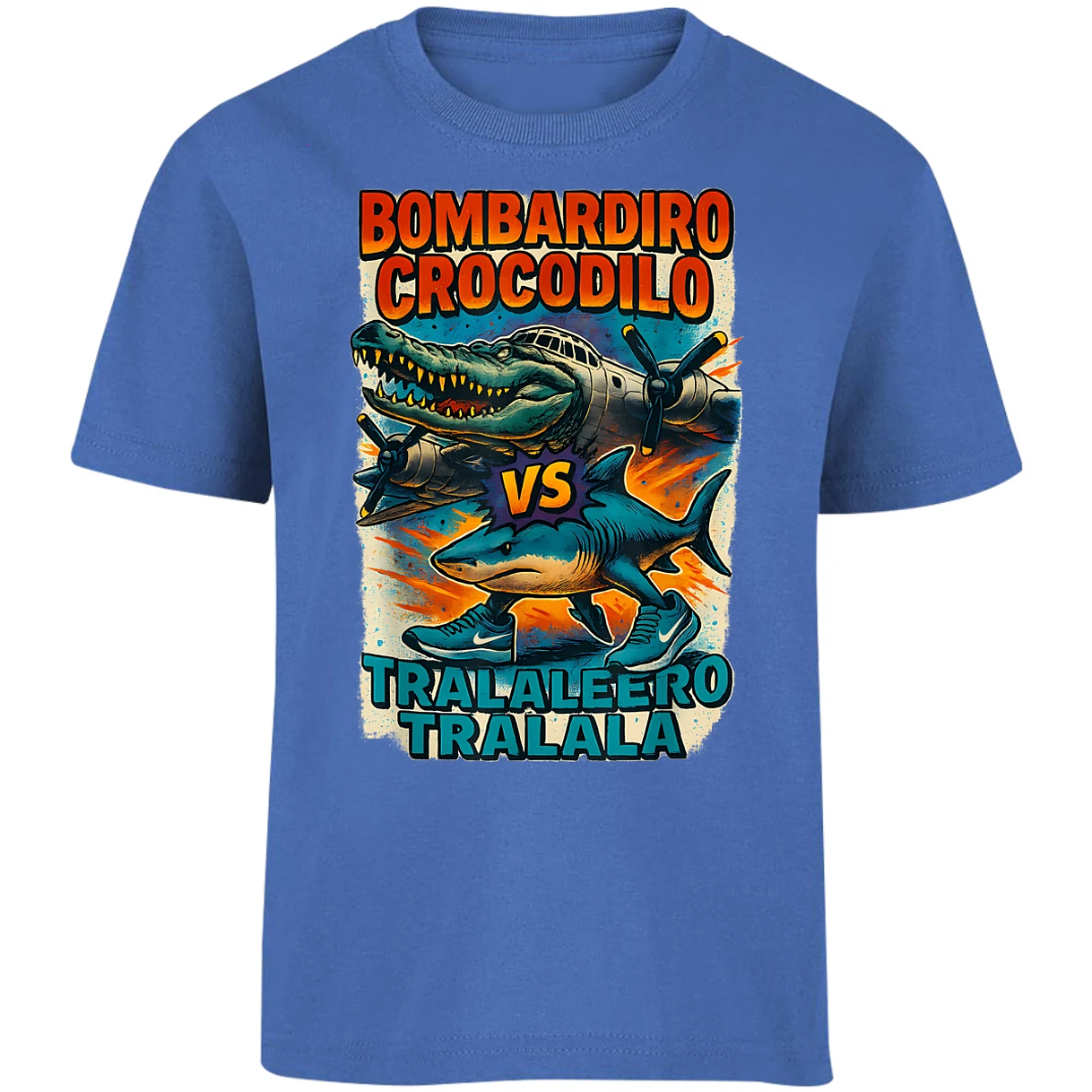 Playera Memes Bombardiro Y Tralalero Tralal para Niño 2