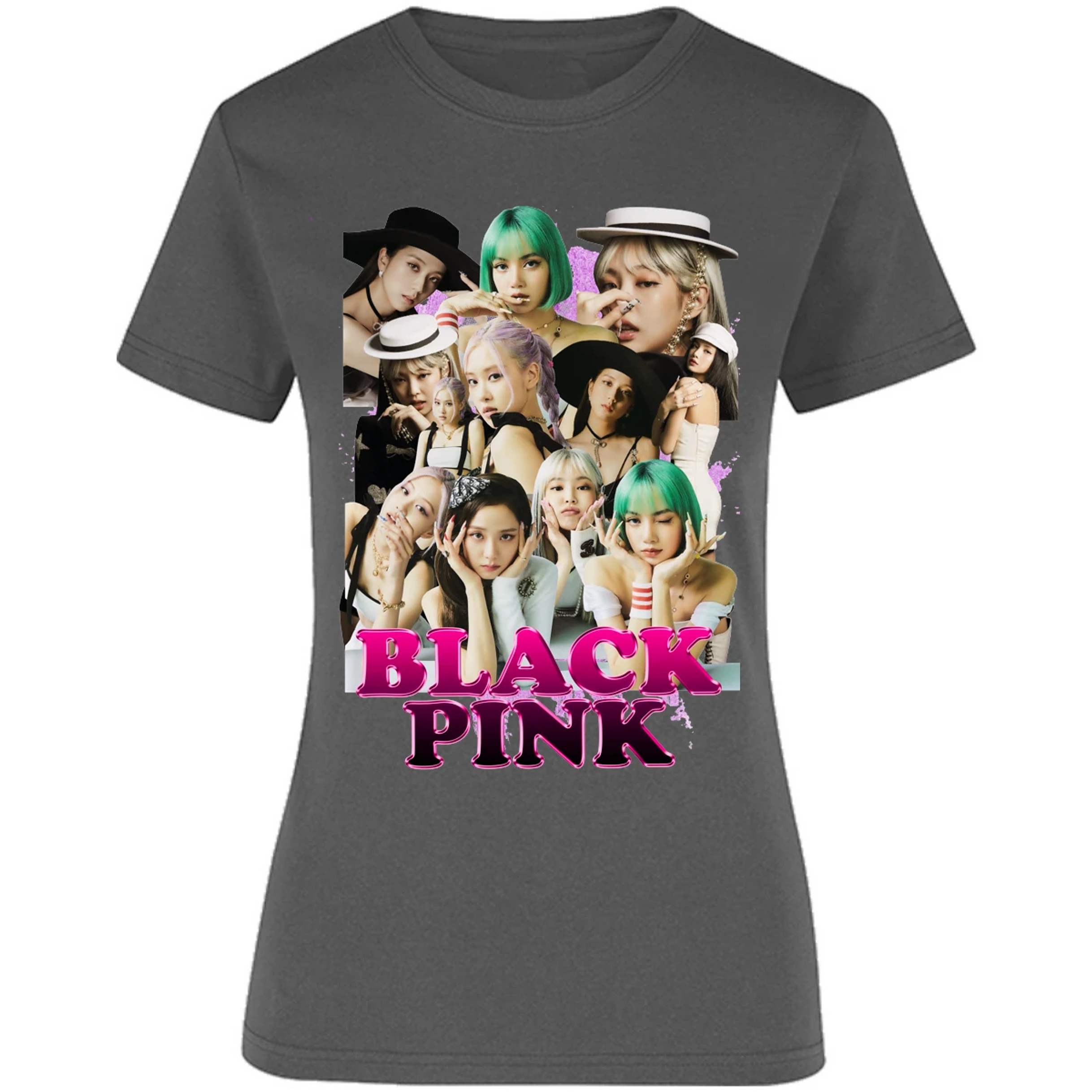 Blusa Musica Black Pink Printable Blusa para Mujer 7