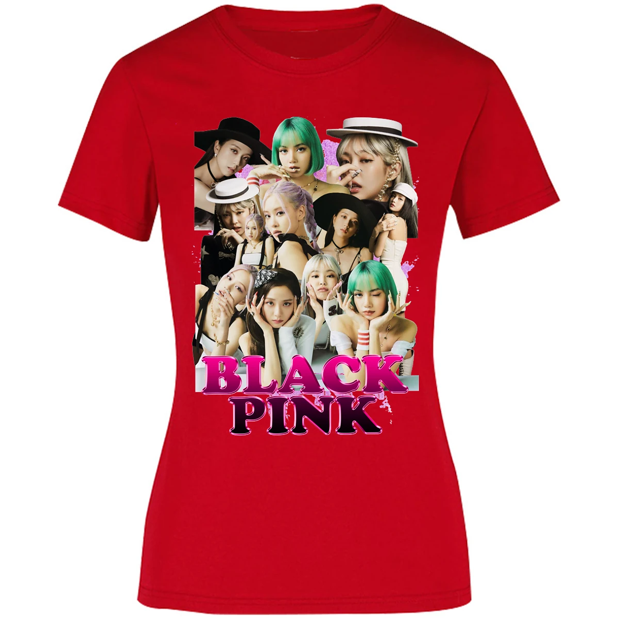 Blusa Musica Black Pink Printable Blusa para Mujer 8