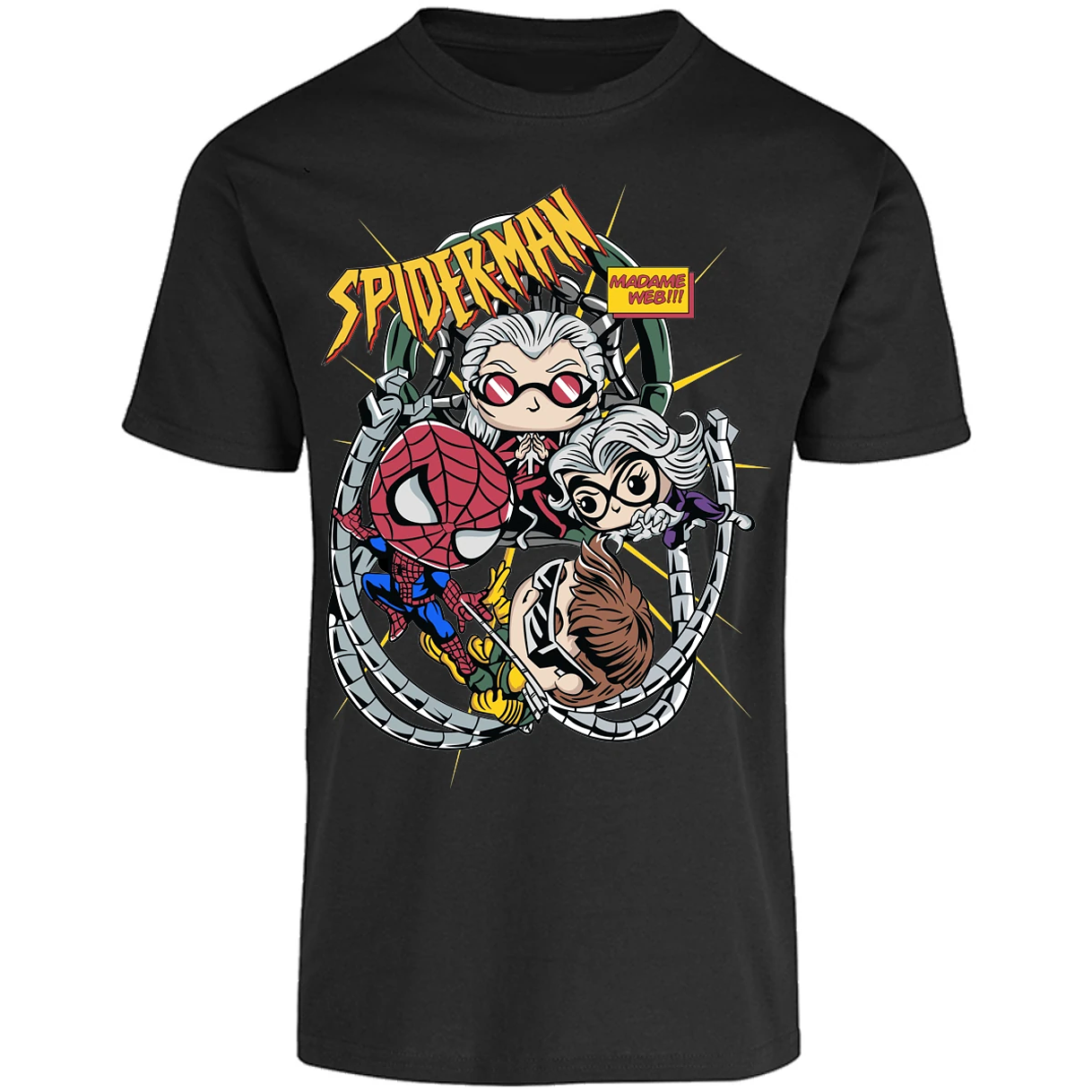 Playera Marvel Spiderman Madame Web para Adulto 3