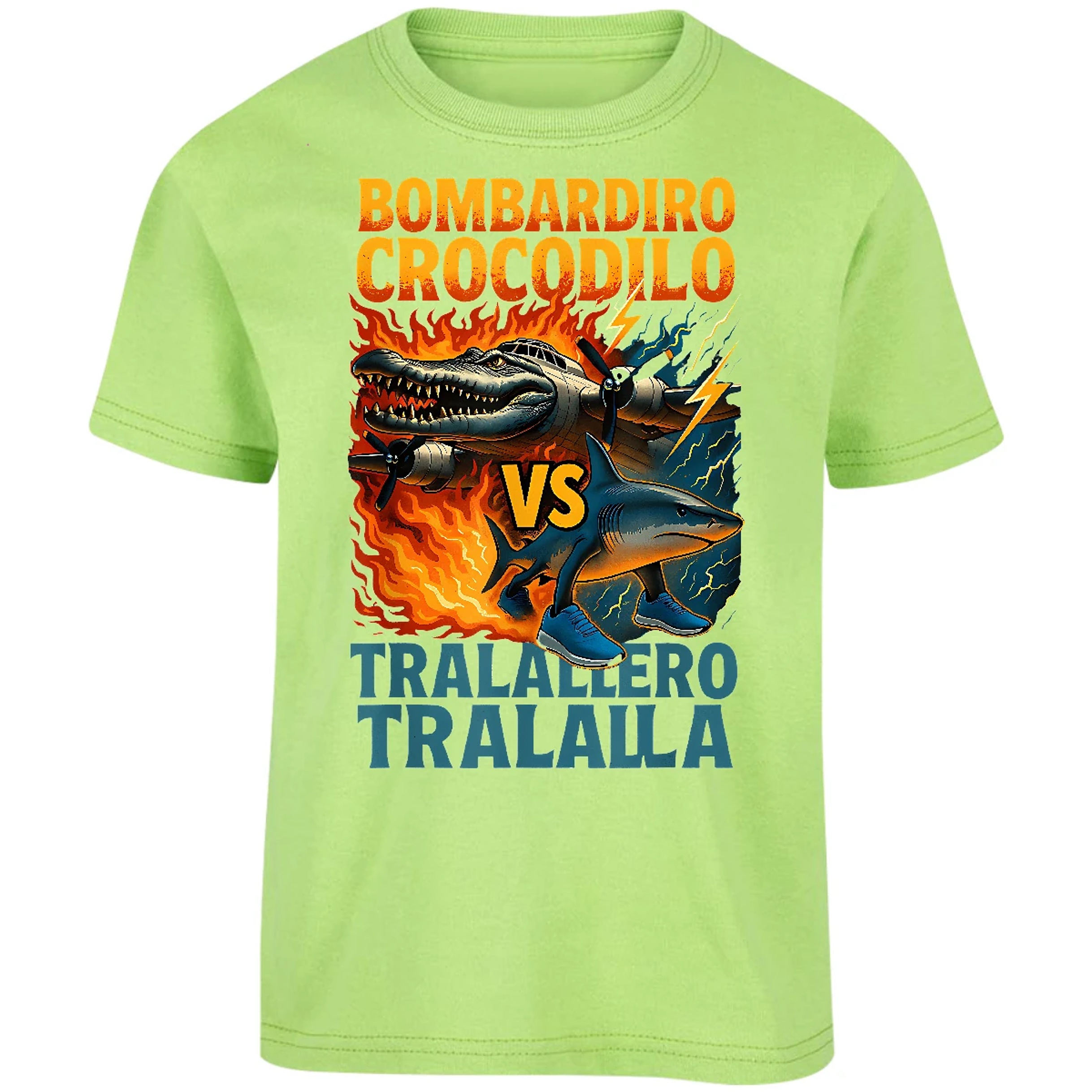 Playera Memes Tralalero Tralal para Niño 3