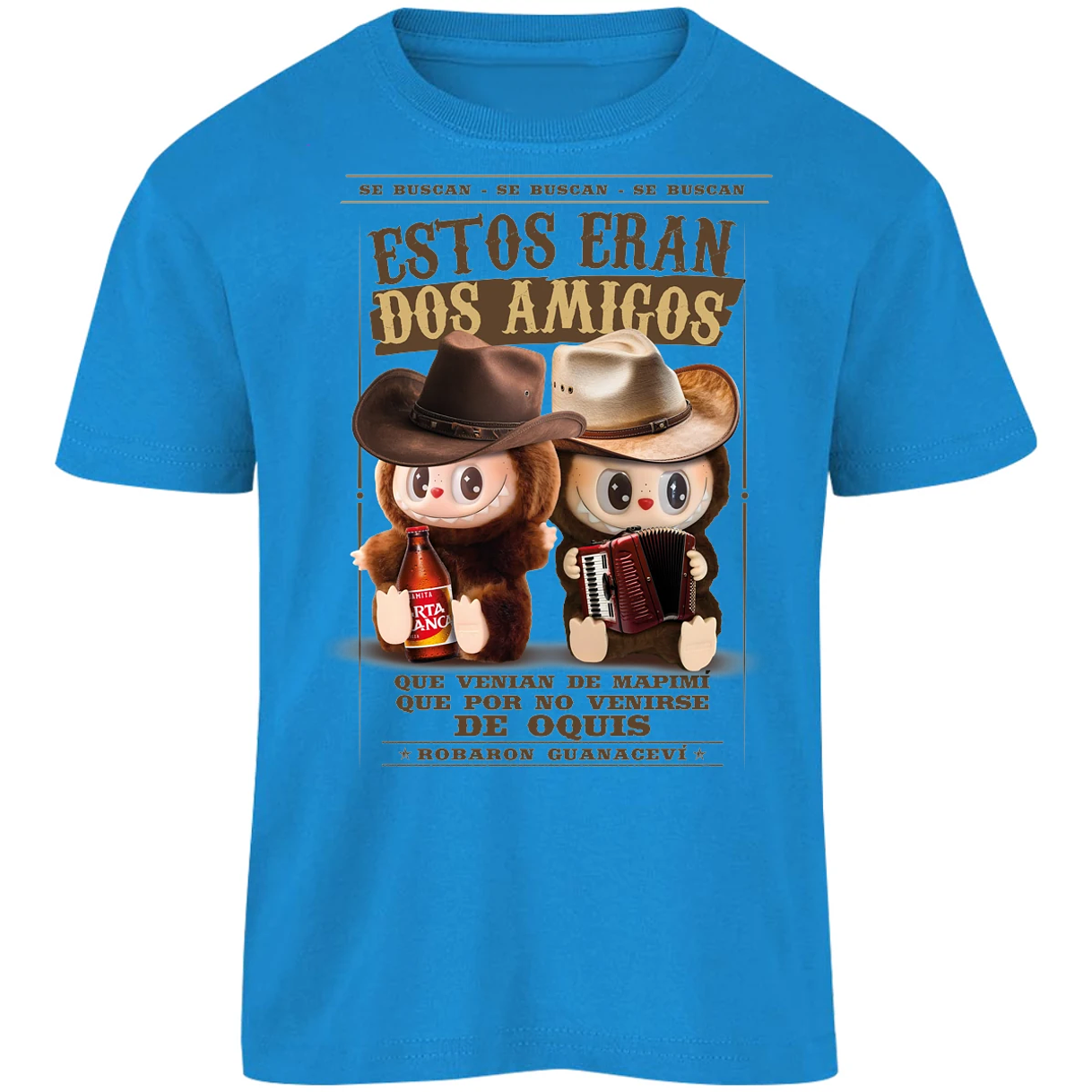 Playera Labubu Labubus Norteos 2 Amigos para Niño 6