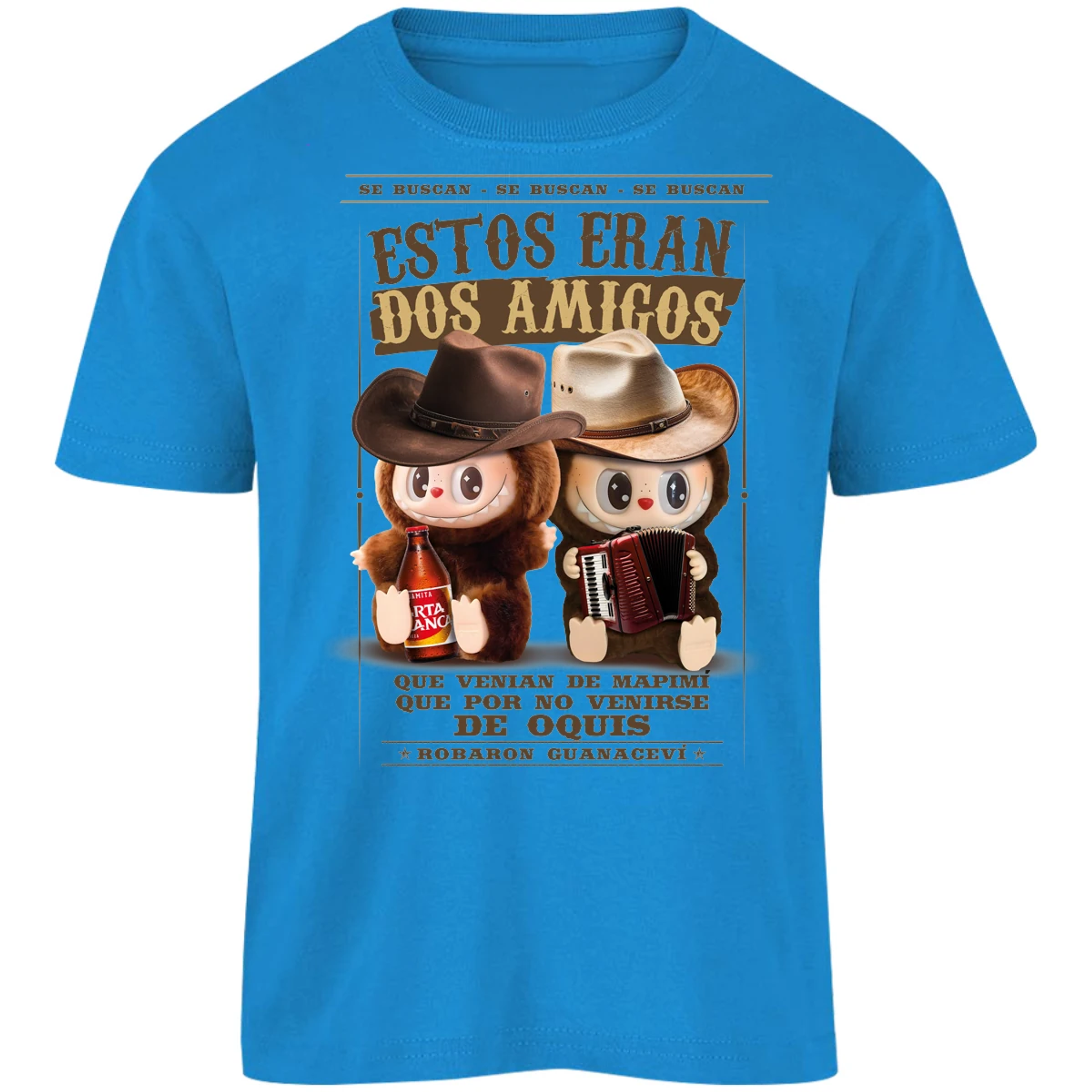 Playera Labubu Labubus Norteos 2 Amigos para Niño 6