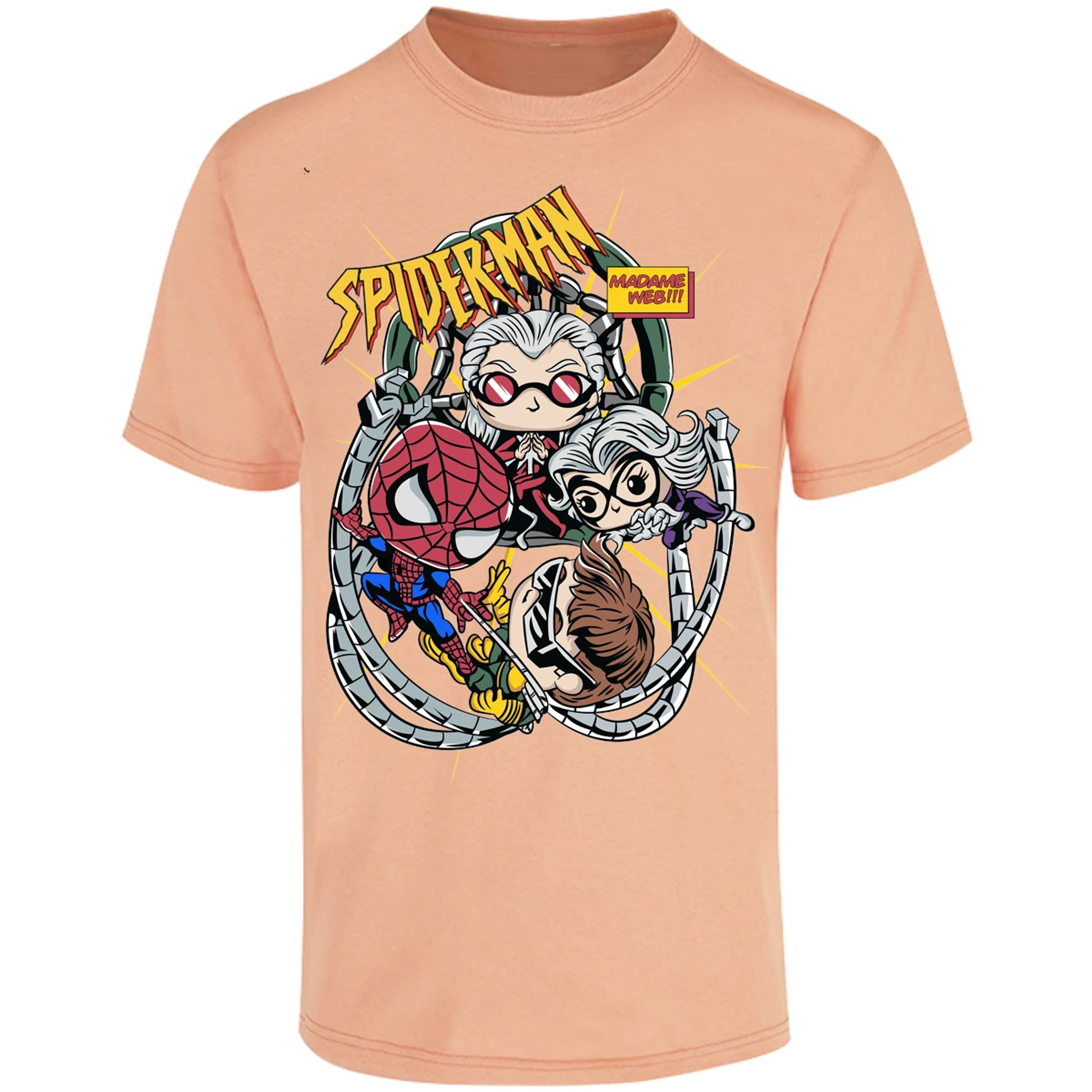 Playera Marvel Spiderman Madame Web para Adulto 15