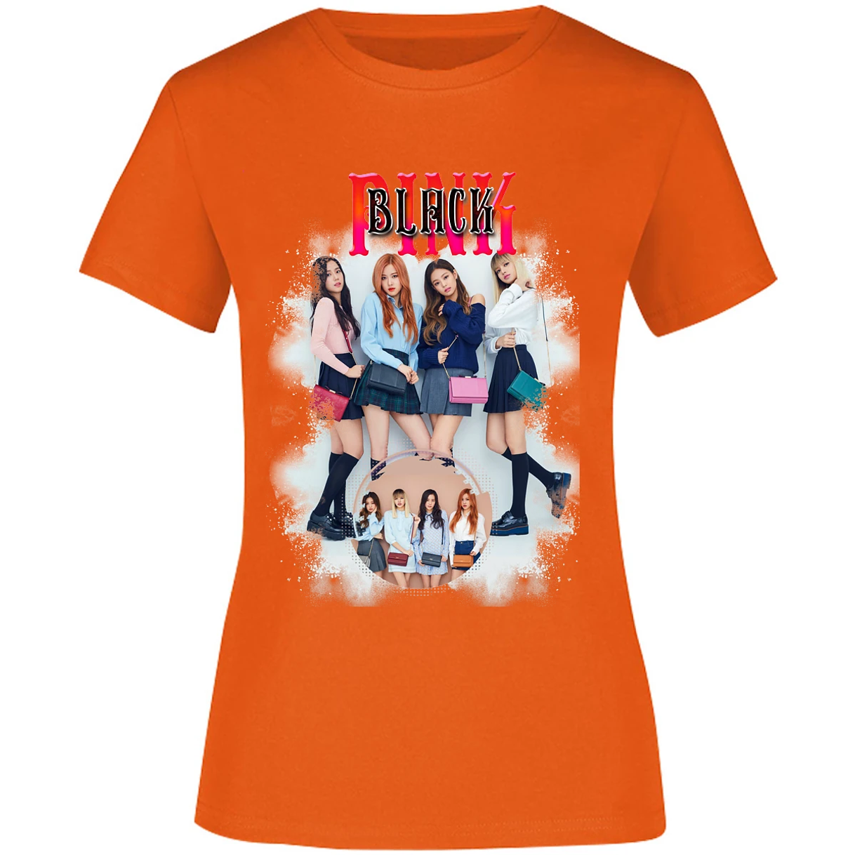 Blusa Musica Black Pink Sublimation Blusa para Mujer 18