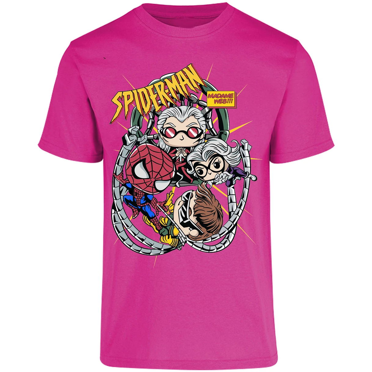 Playera Marvel Spiderman Madame Web para Adulto 10