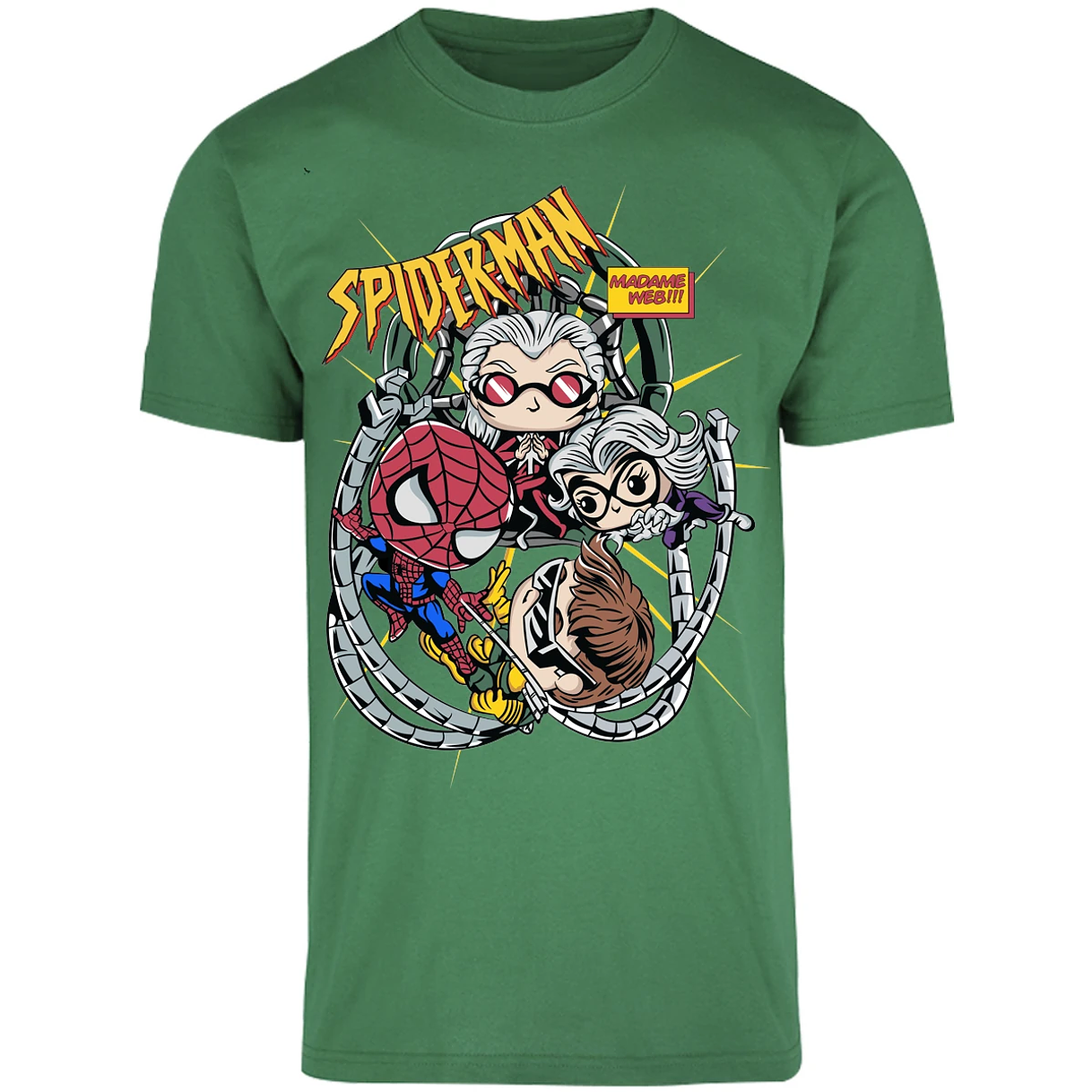 Playera Marvel Spiderman Madame Web para Adulto 7