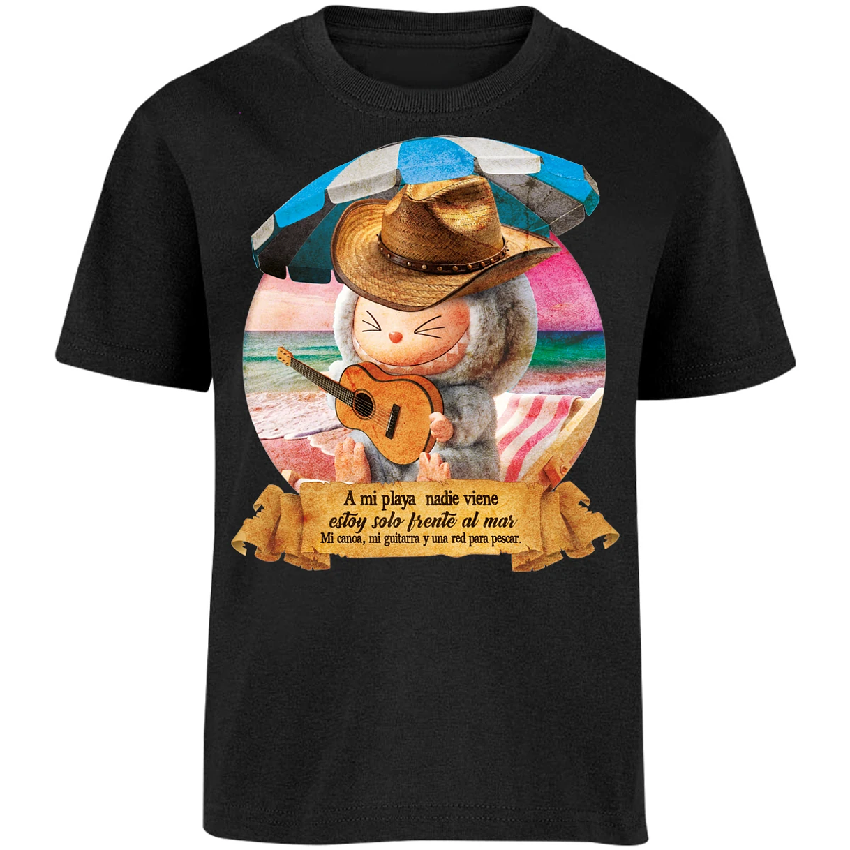 Playera Labubu Labubus Norteos Mi Playa para Niño 13