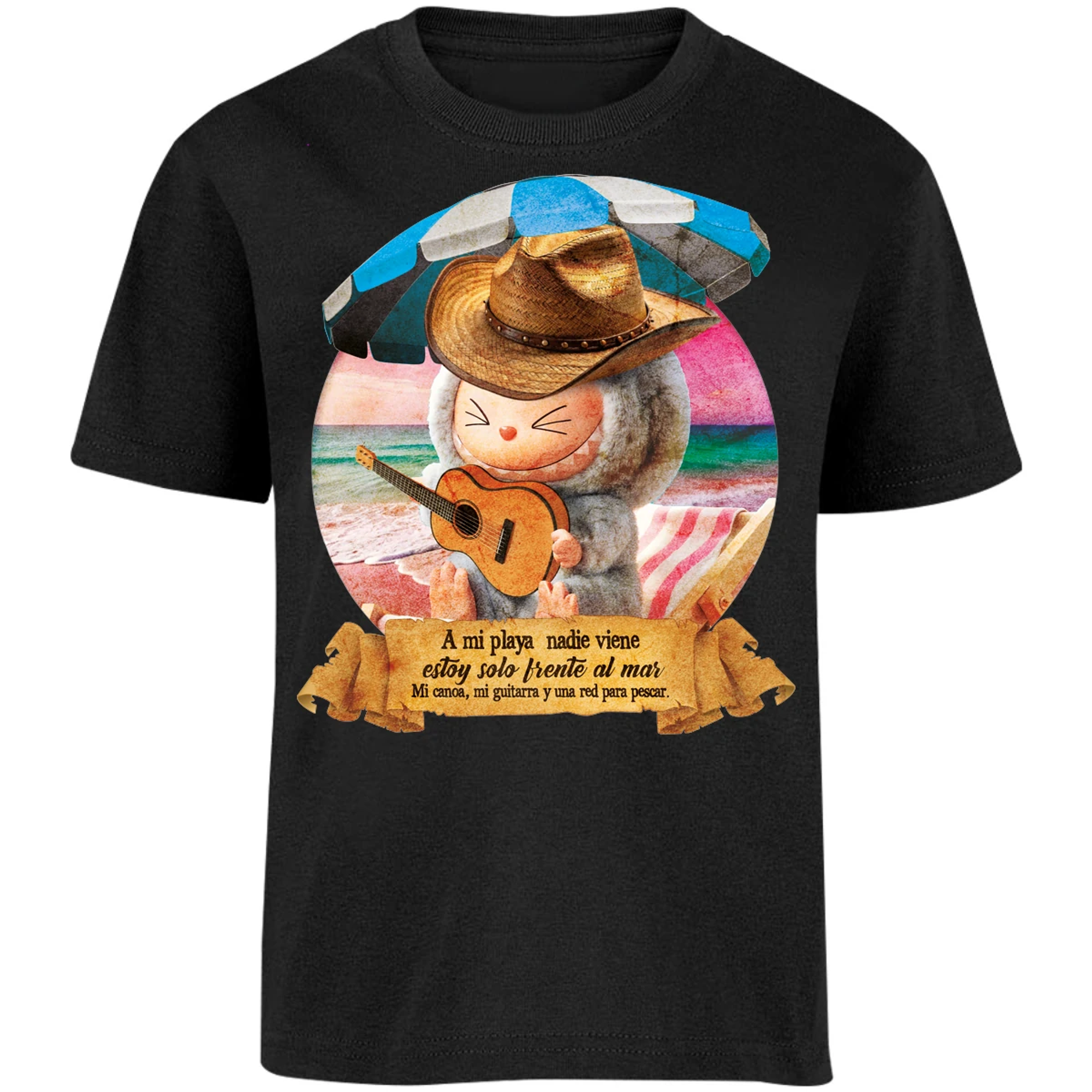 Playera Labubu Labubus Norteos Mi Playa para Niño 13