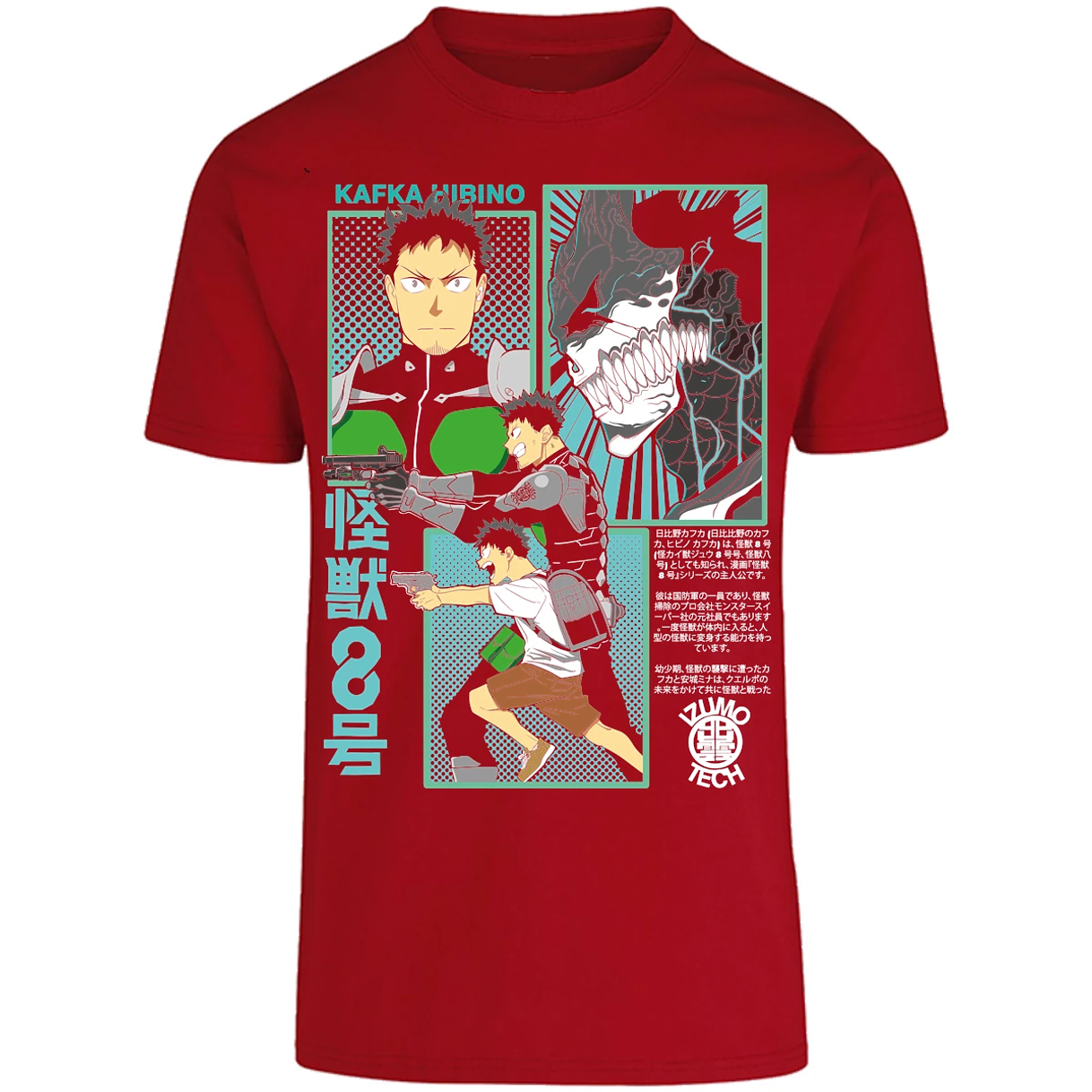 Playera Kaiju 8 Kafka Kaiju 8 para Adulto 3
