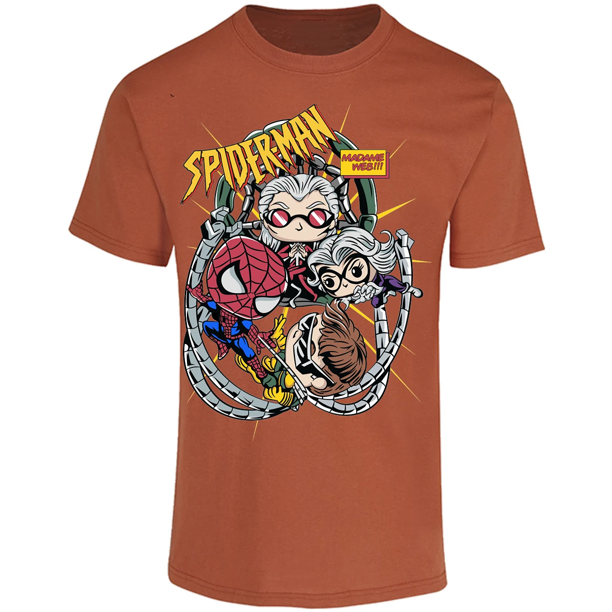 Playera Marvel Spiderman Madame Web para Adulto 9