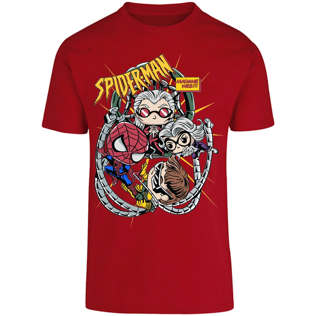 Playera Marvel Spiderman Madame Web para Adulto 18