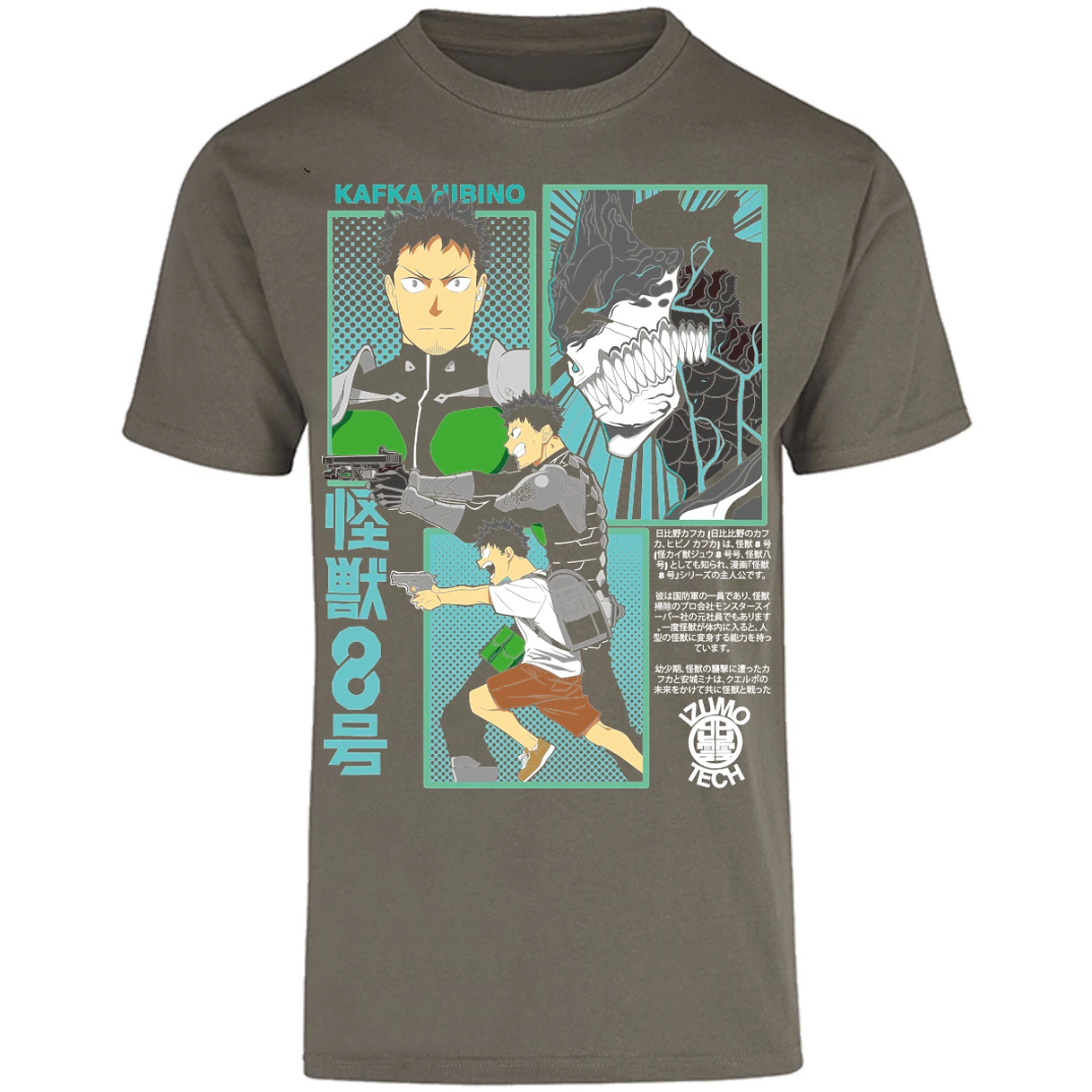 Playera Kaiju 8 Kafka Kaiju 8 para Adulto 16