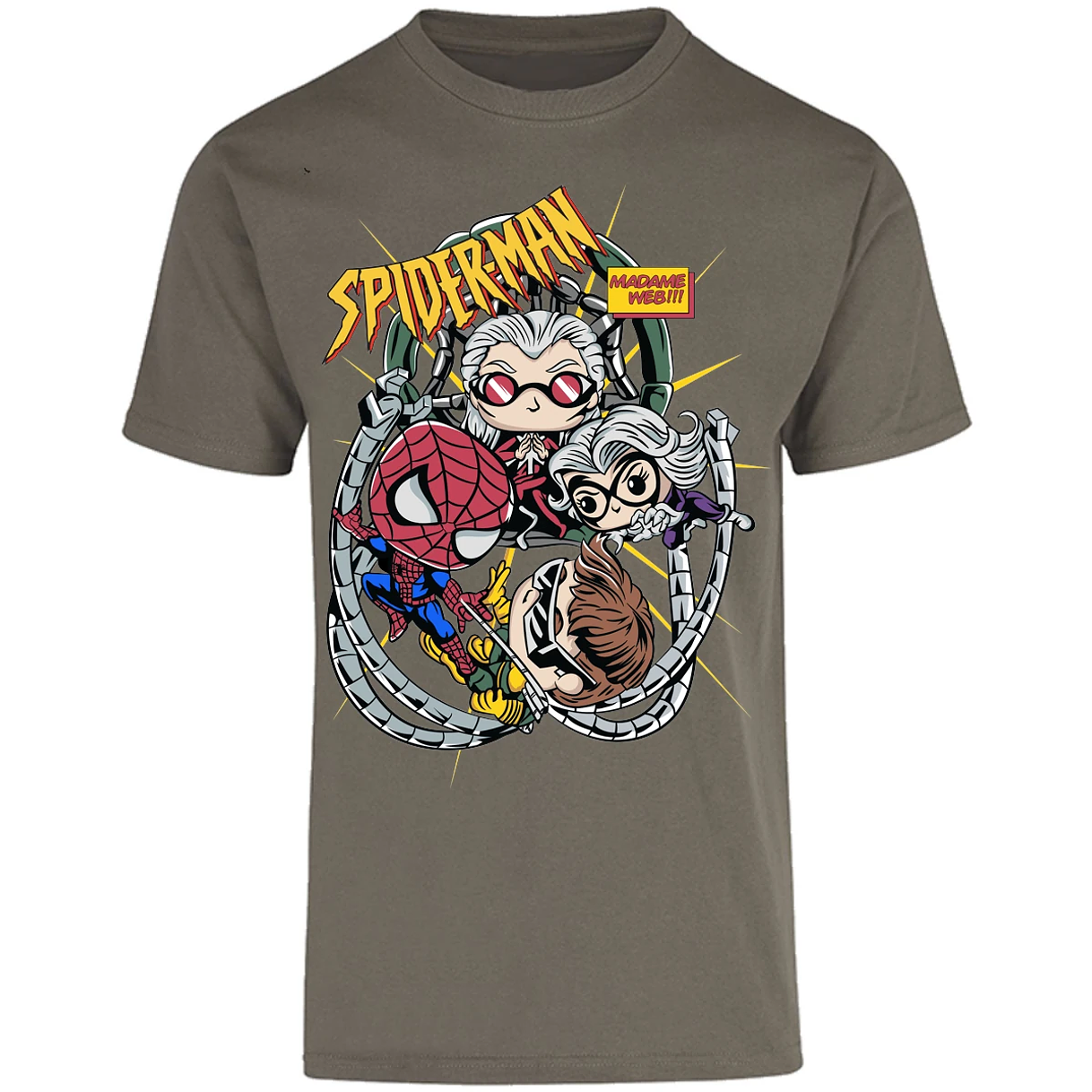 Playera Marvel Spiderman Madame Web para Adulto 22