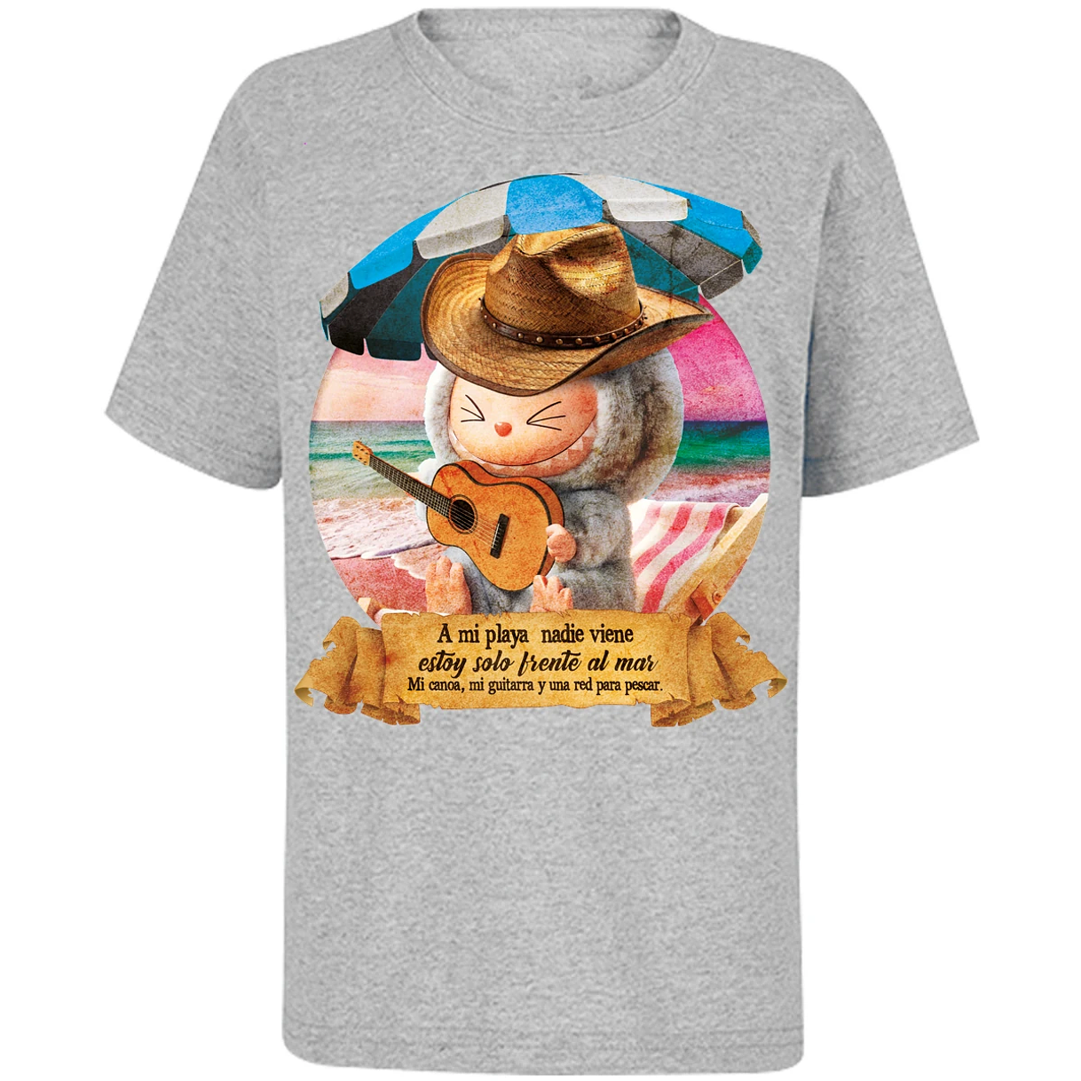 Playera Labubu Labubus Norteos Mi Playa para Niño 12