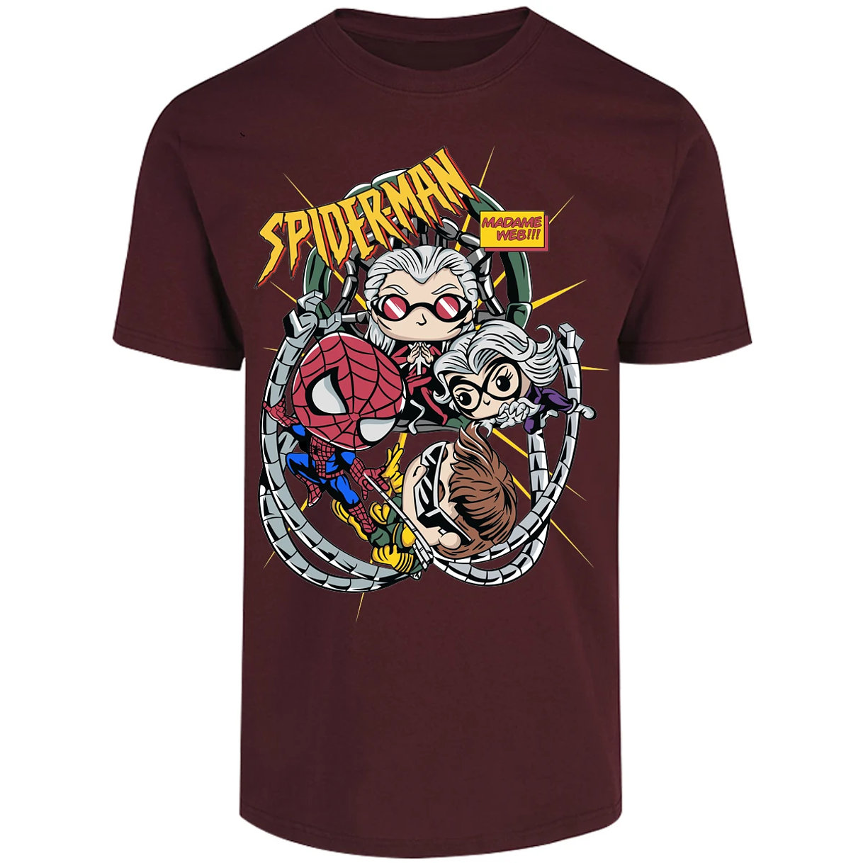 Playera Marvel Spiderman Madame Web para Adulto 25