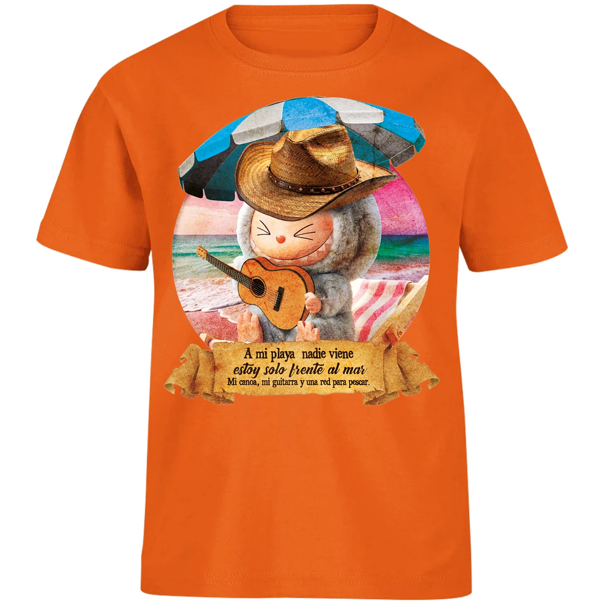 Playera Labubu Labubus Norteos Mi Playa para Niño 1