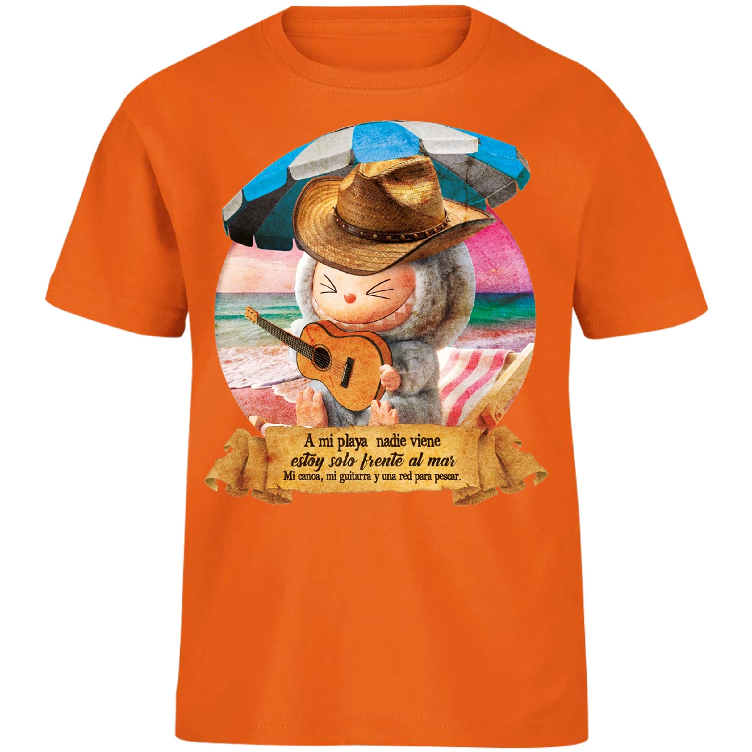 Playera Labubu Labubus Norteos Mi Playa para Niño 1