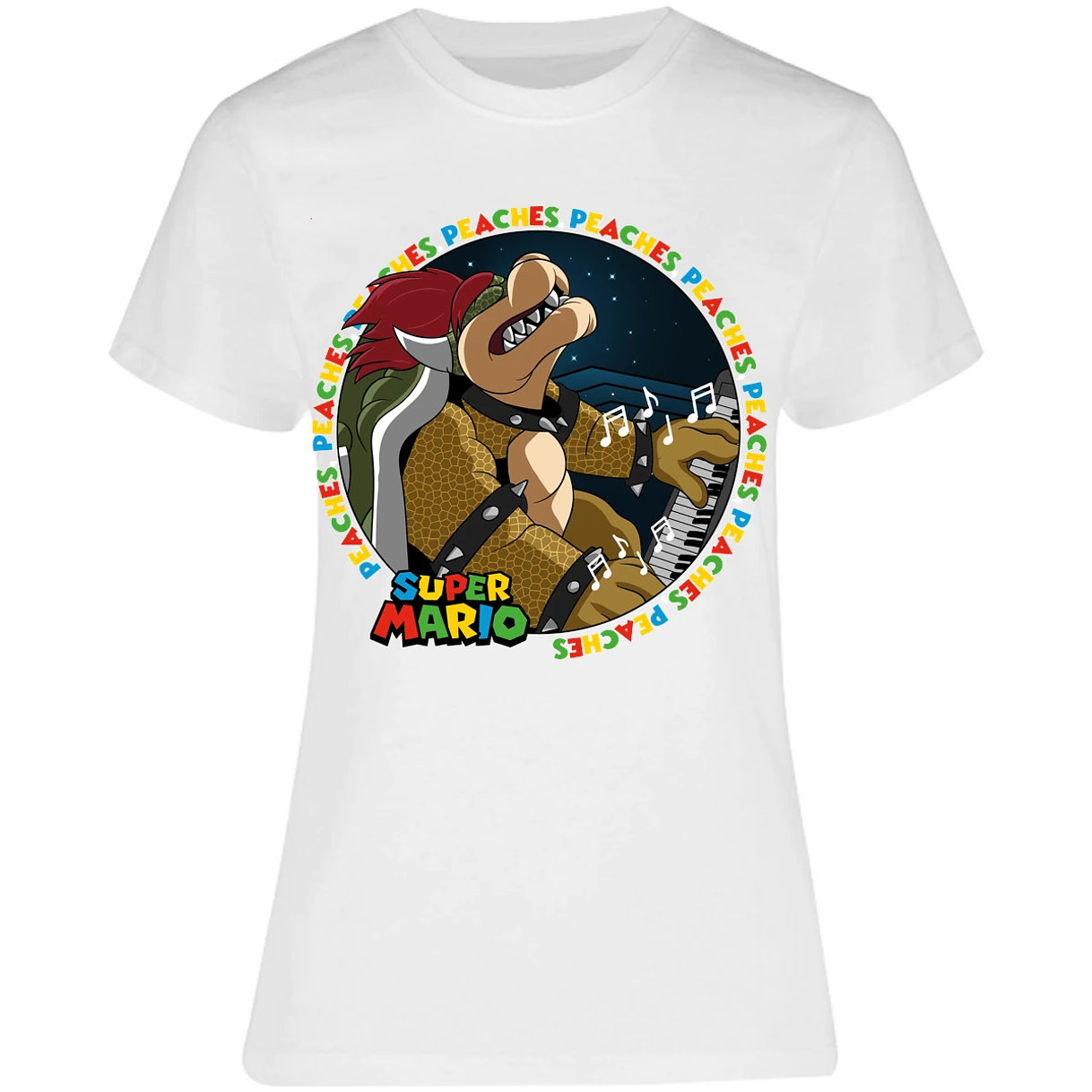 Blusa Mario Bros Bowser Peaches Blusa para Mujer 6