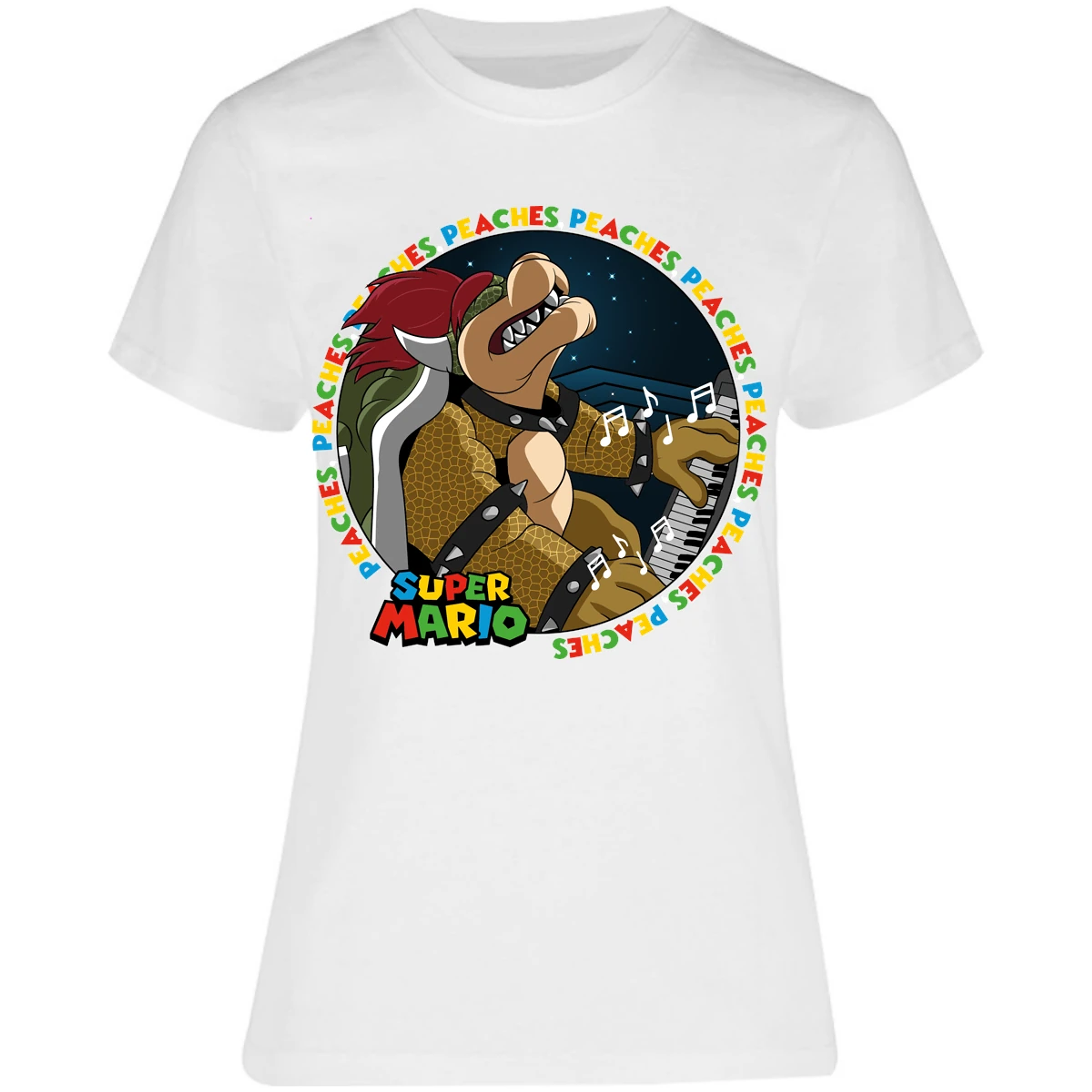 Blusa Mario Bros Bowser Peaches Blusa para Mujer 6