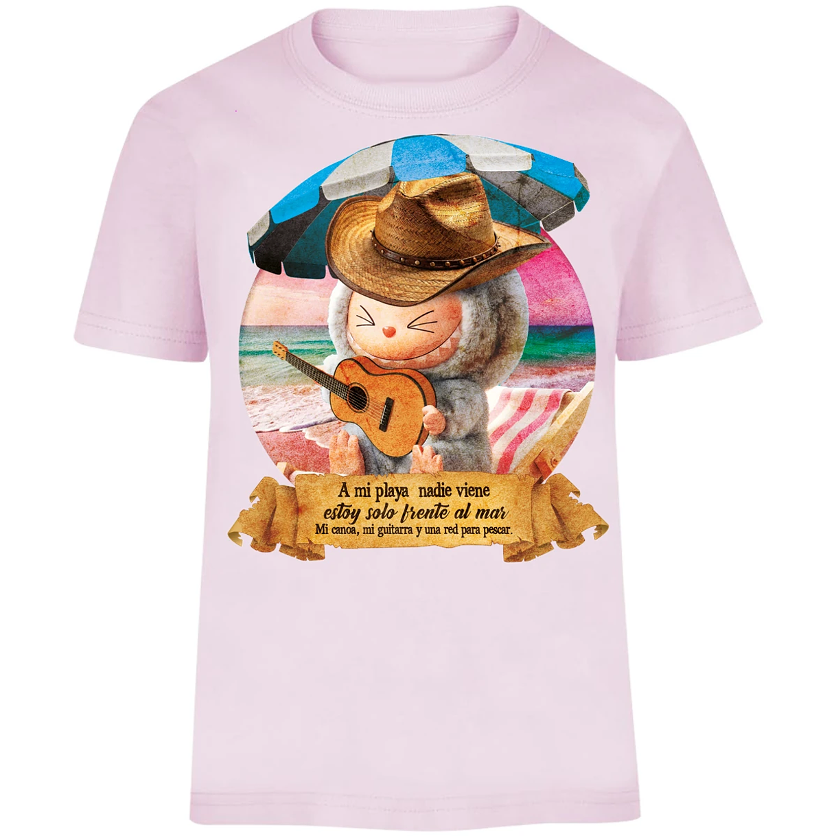 Playera Labubu Labubus Norteos Mi Playa para Niño 2