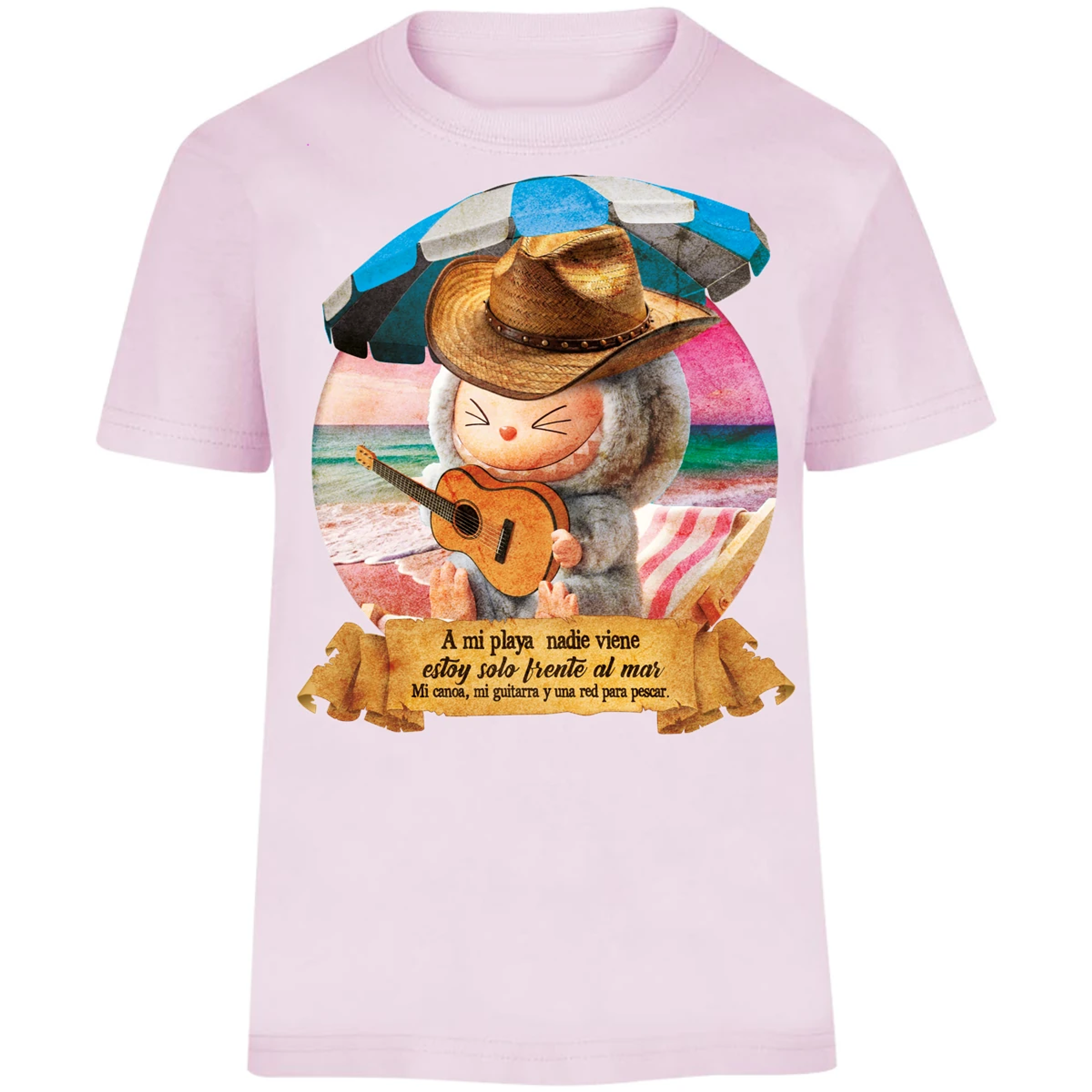 Playera Labubu Labubus Norteos Mi Playa para Niño 2