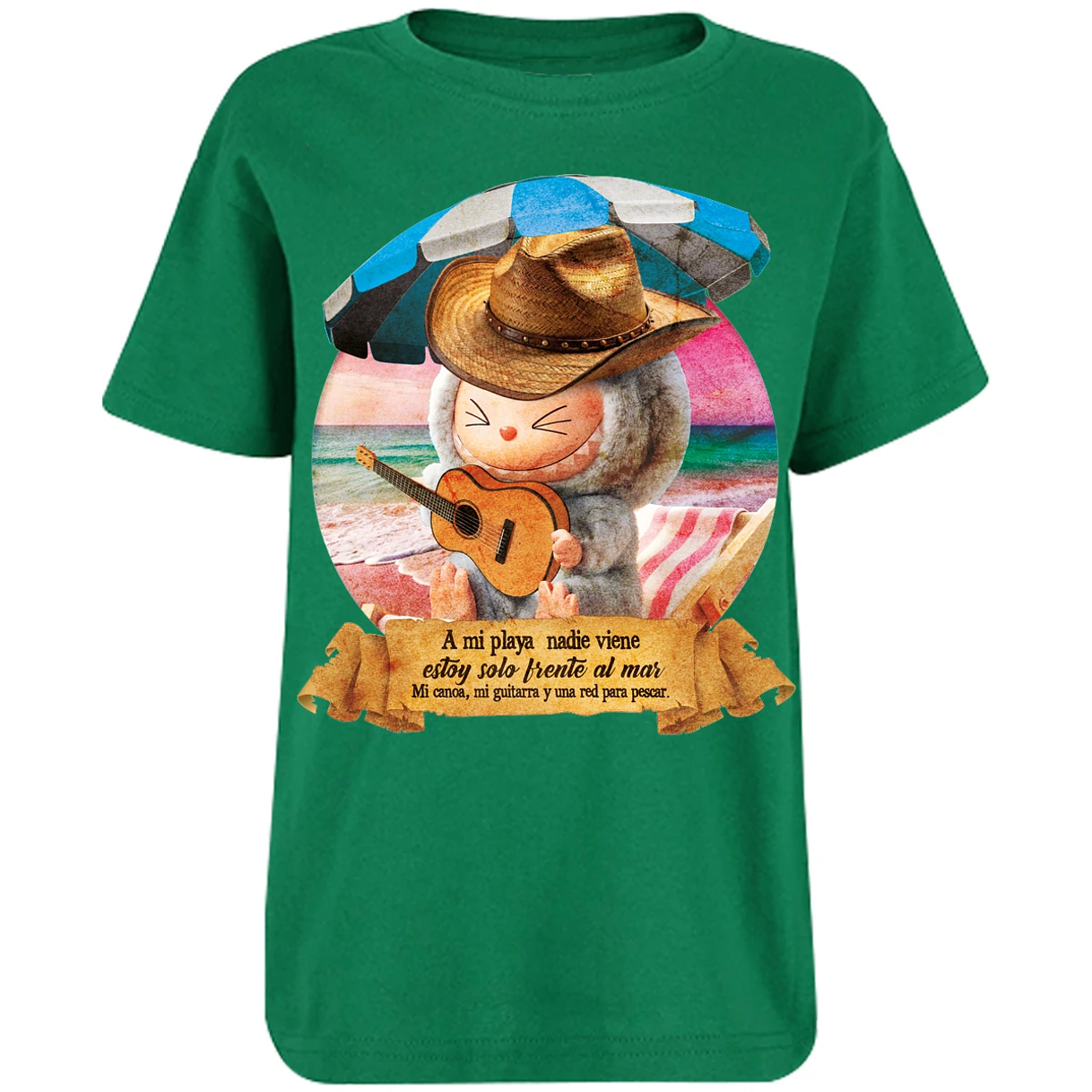 Playera Labubu Labubus Norteos Mi Playa para Niño 5