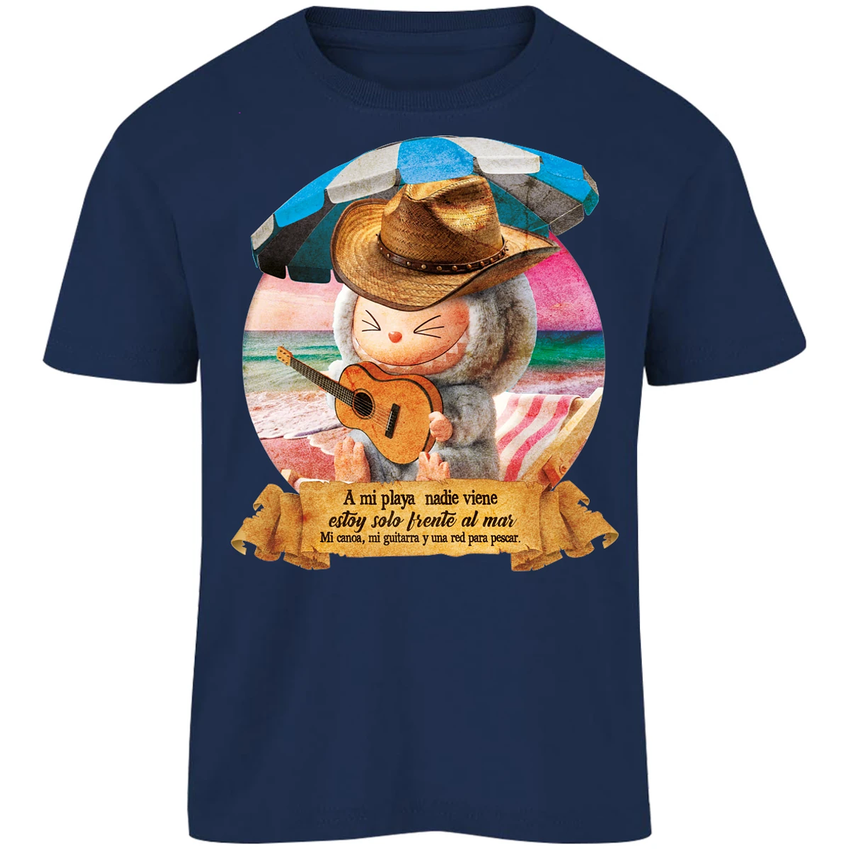 Playera Labubu Labubus Norteos Mi Playa para Niño 6