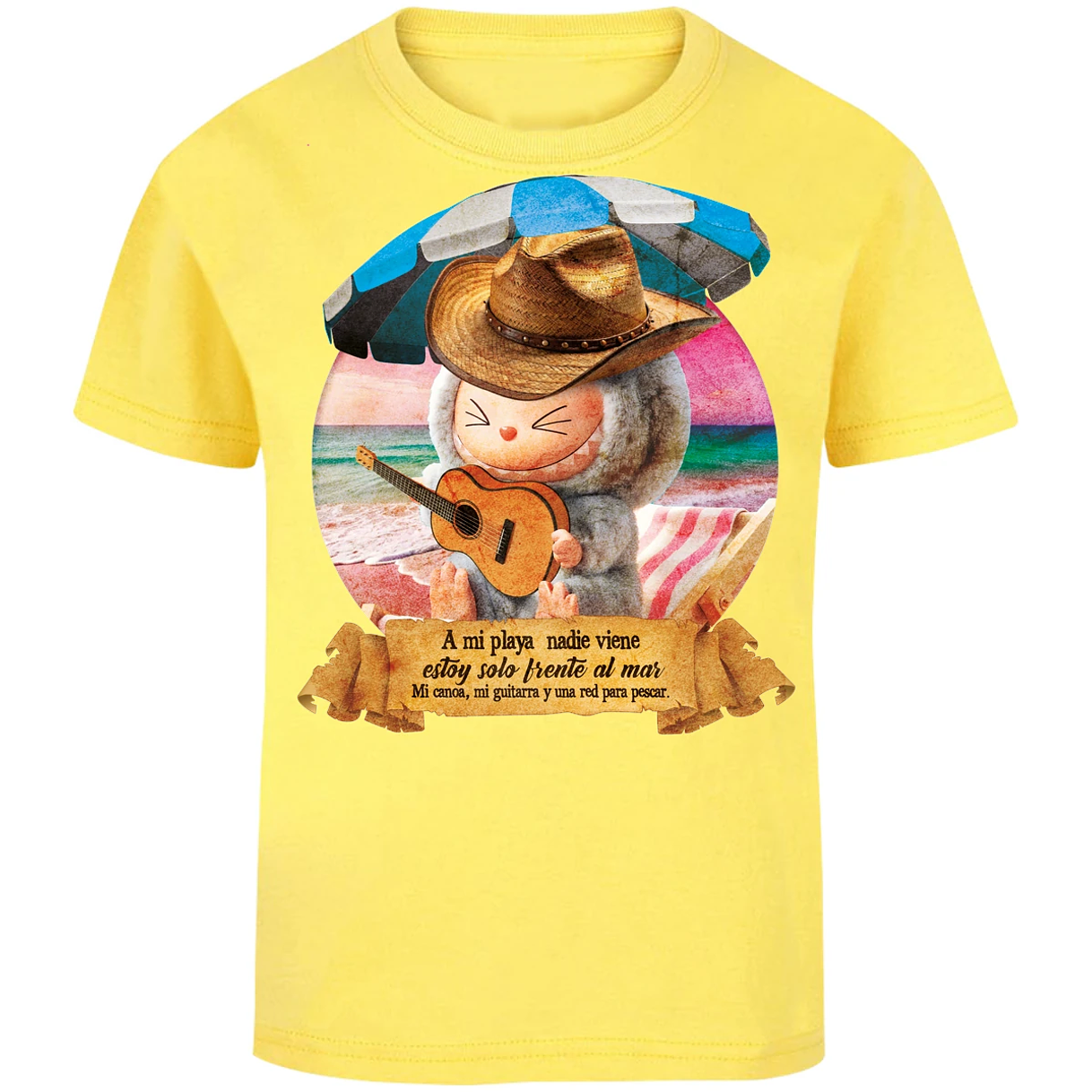 Playera Labubu Labubus Norteos Mi Playa para Niño 9