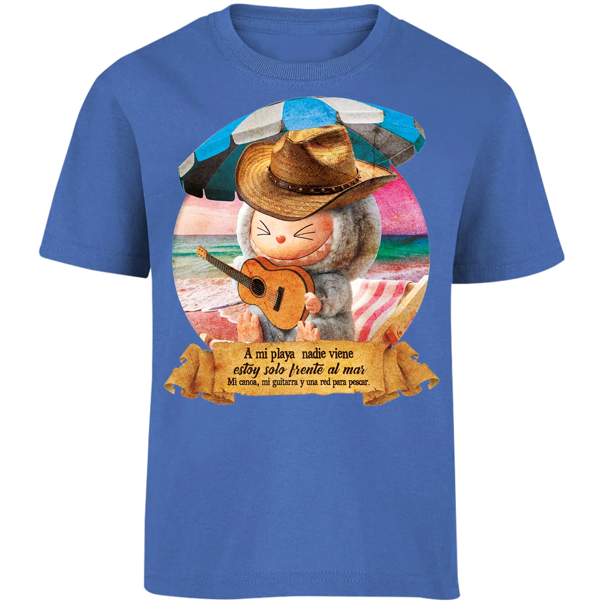 Playera Labubu Labubus Norteos Mi Playa para Niño 15