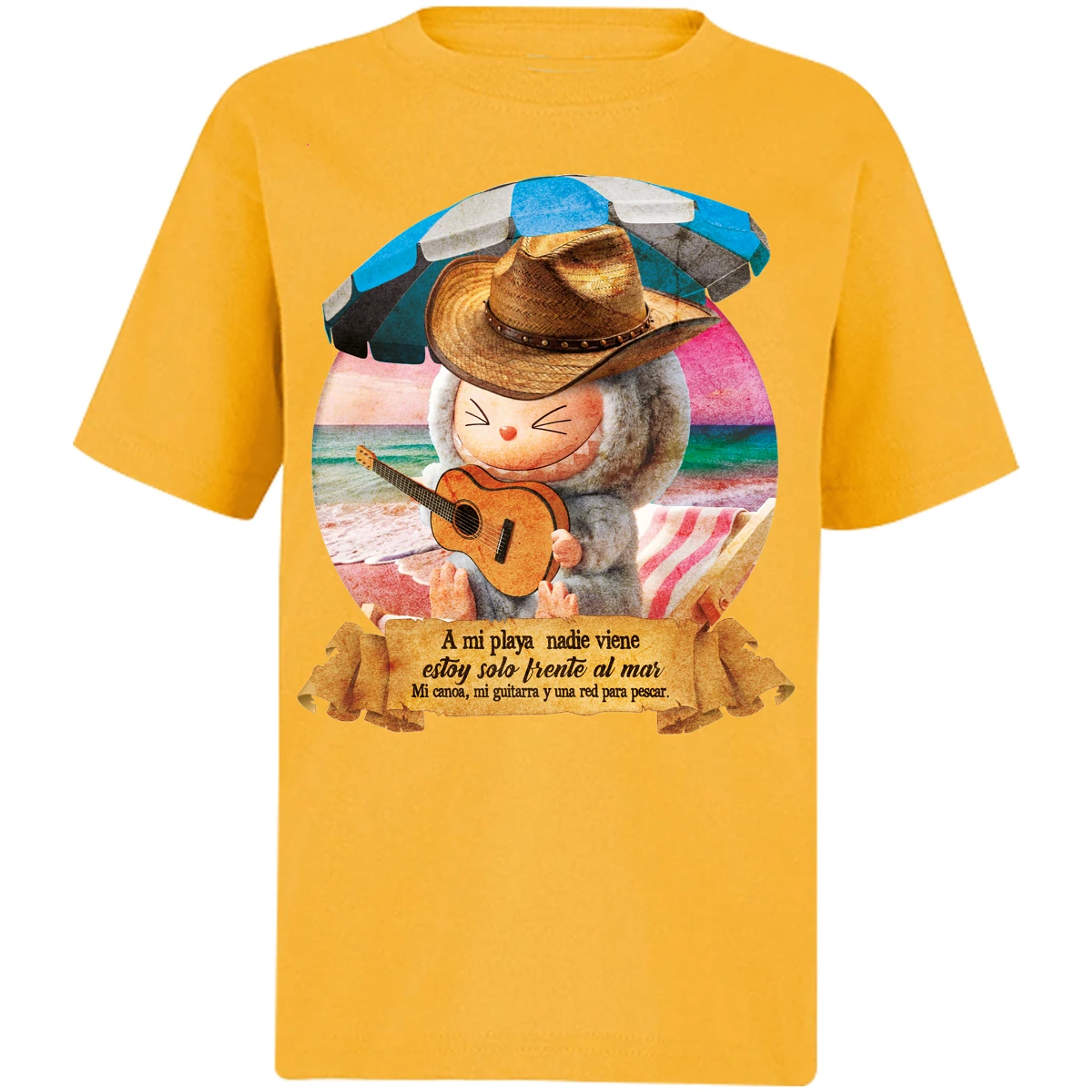 Playera Labubu Labubus Norteos Mi Playa para Niño 17