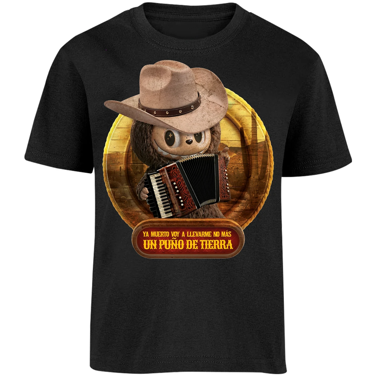 Playera Labubu Labubus Puo De Tierra para Niño 14