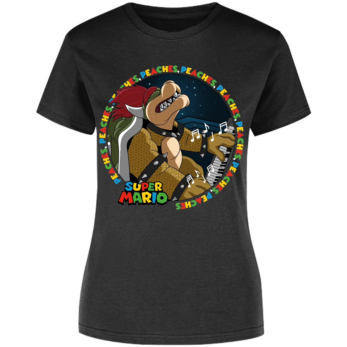 Blusa Mario Bros Bowser Peaches Blusa para Mujer 17