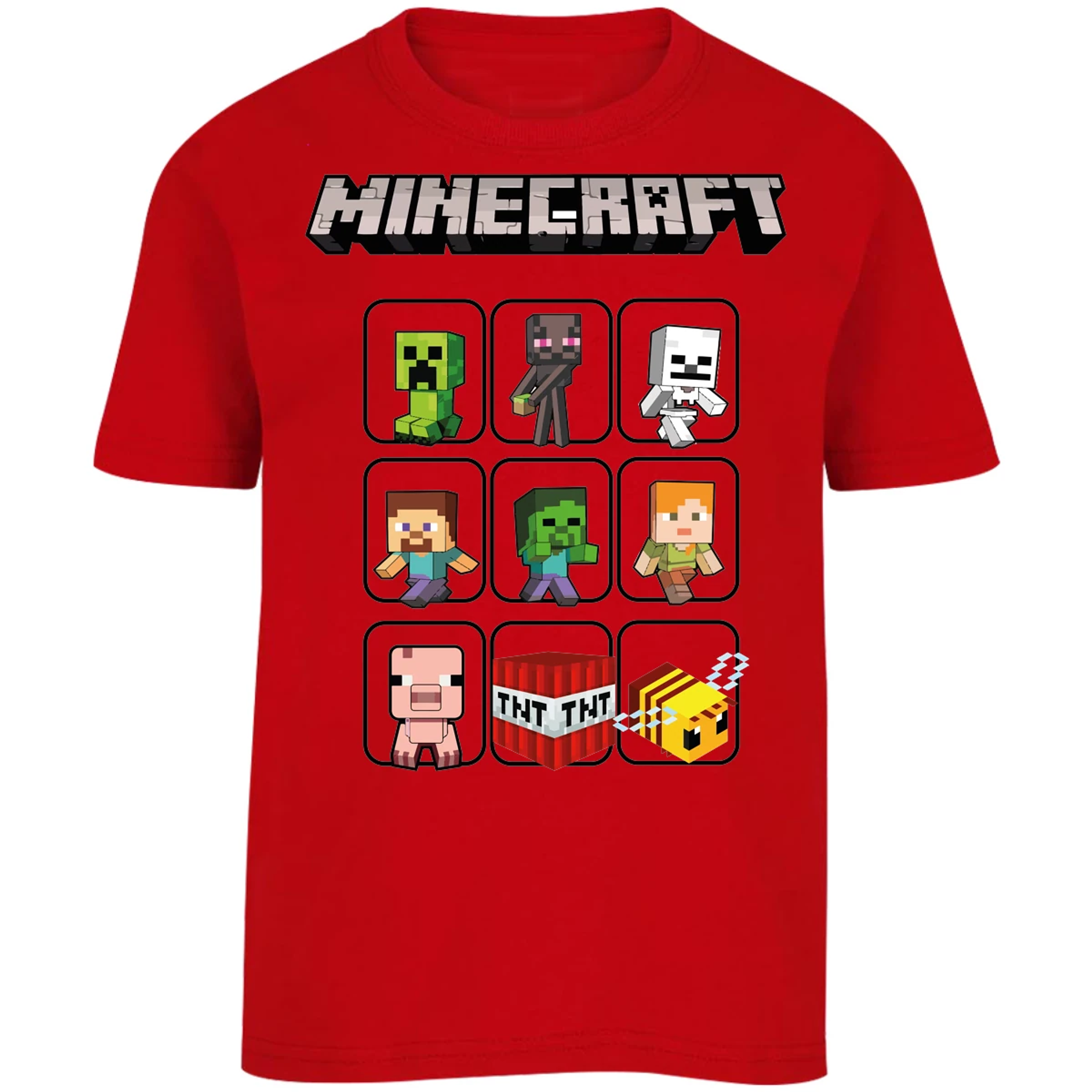 Playera Minecraft Minecraft para Niño 7