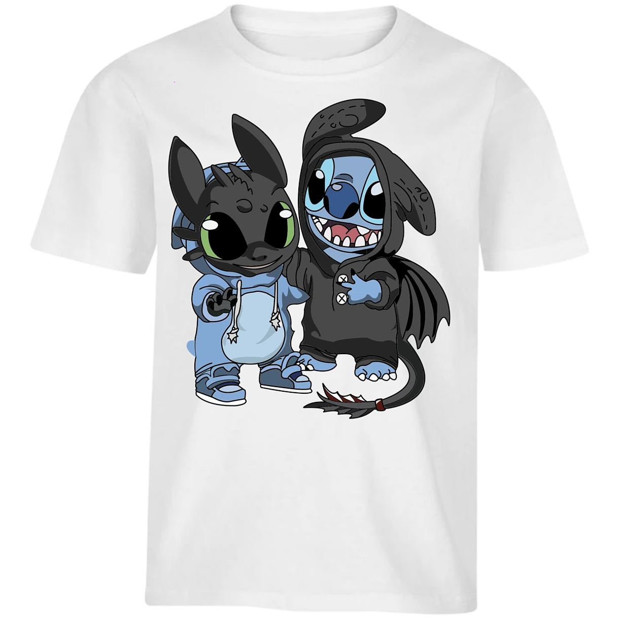 Playera Lilo Y Stitch Stitch Con Chimuelo para Niño 2