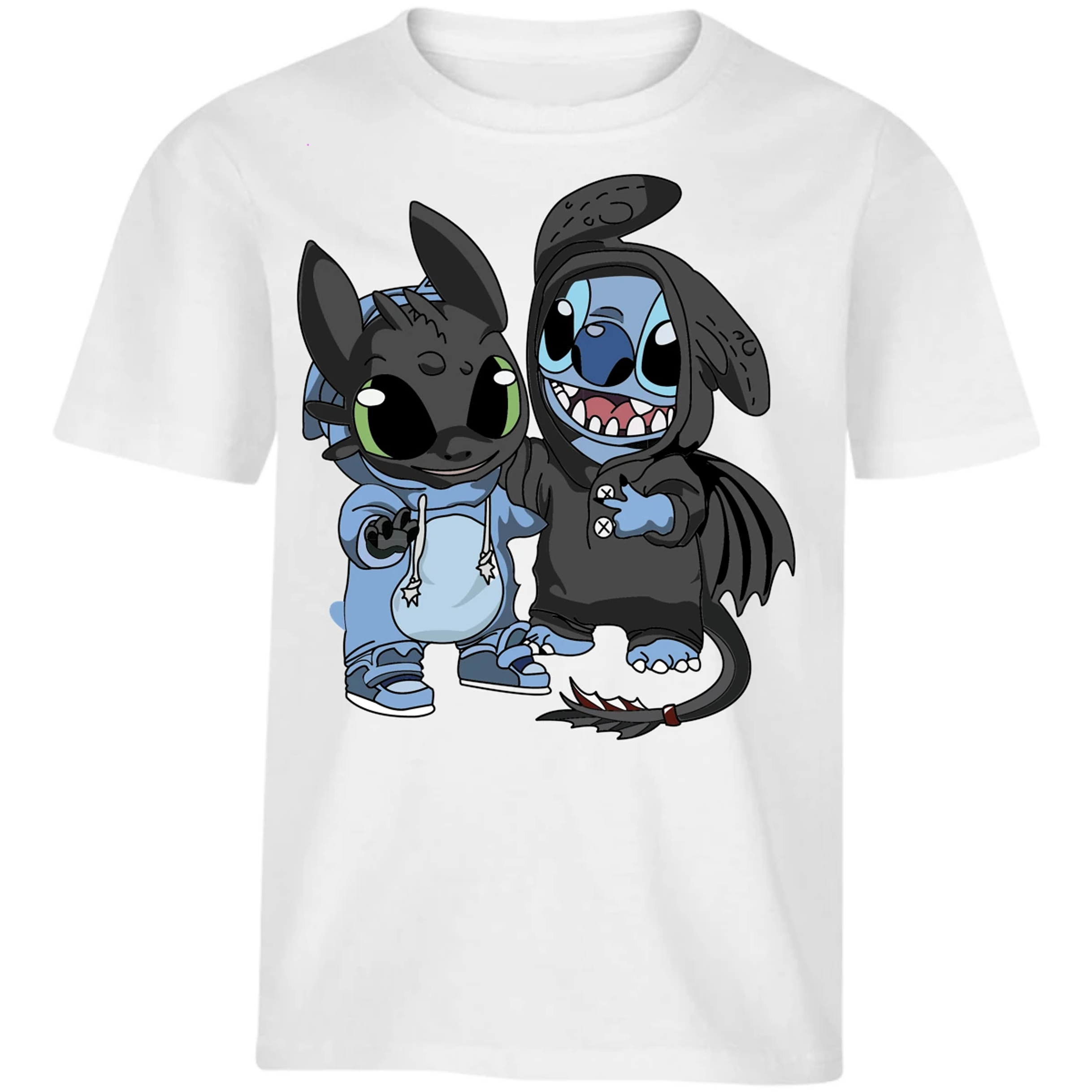 Playera Lilo Y Stitch Stitch Con Chimuelo para Niño 2