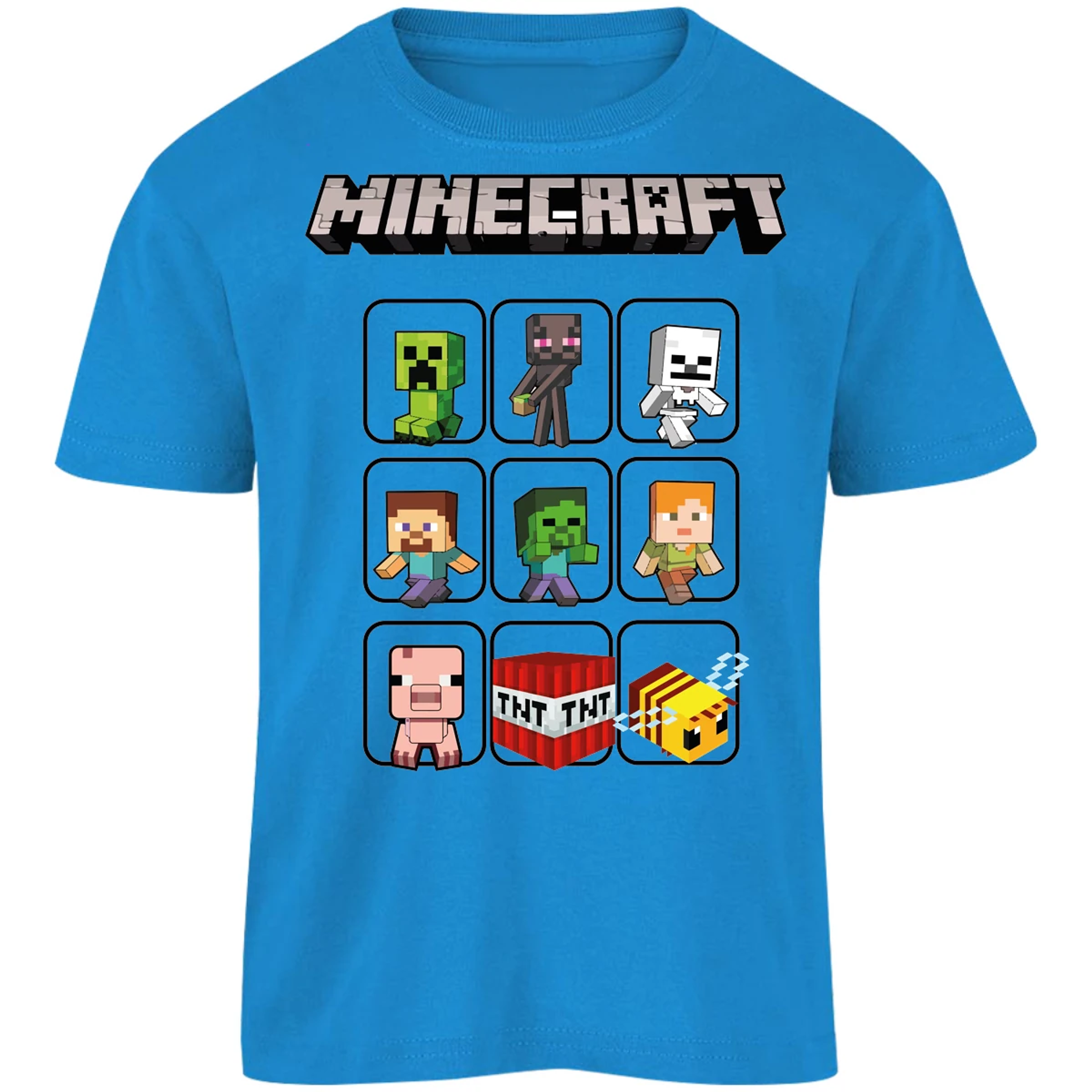 Playera Minecraft Minecraft para Niño 11