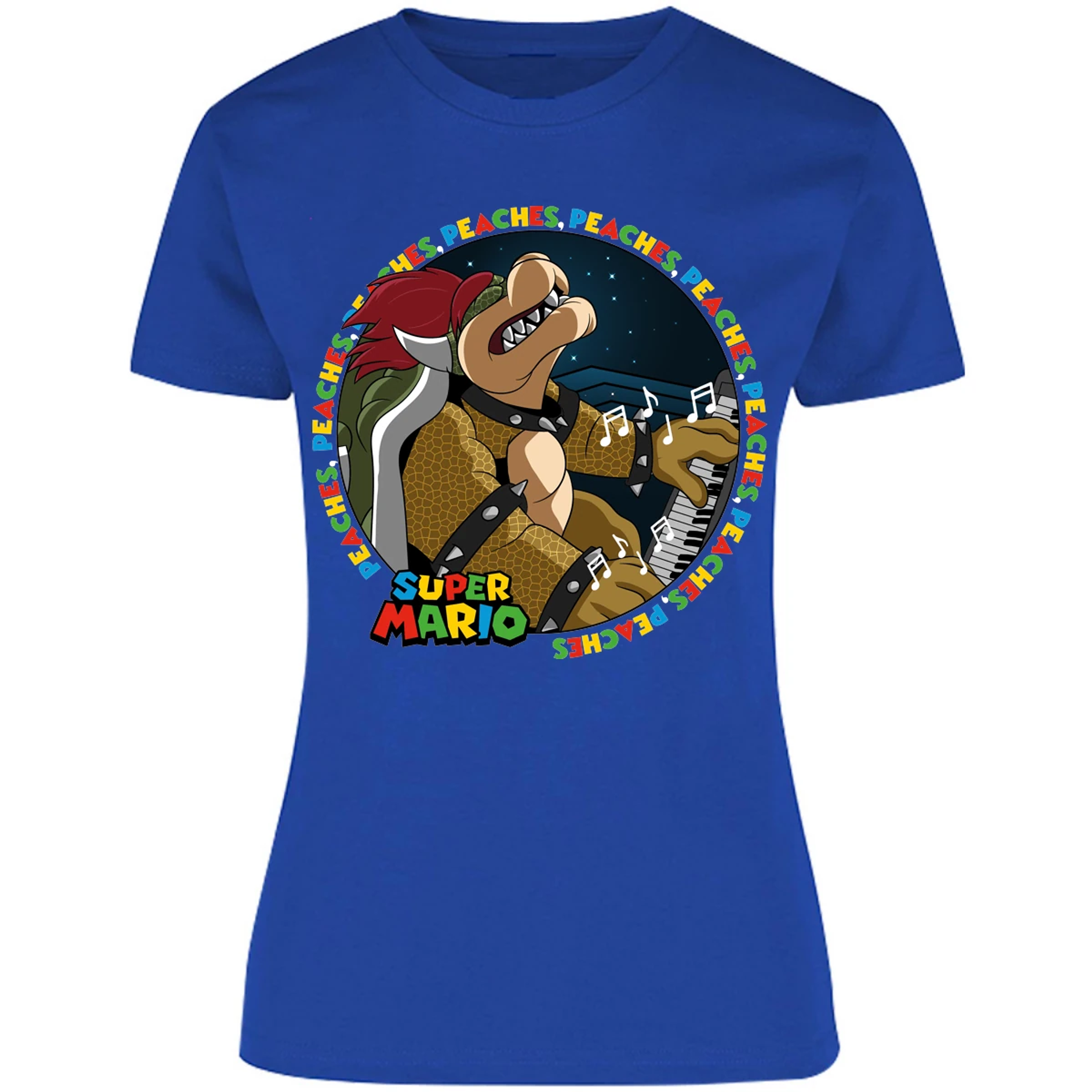 Blusa Mario Bros Bowser Peaches Blusa para Mujer 3
