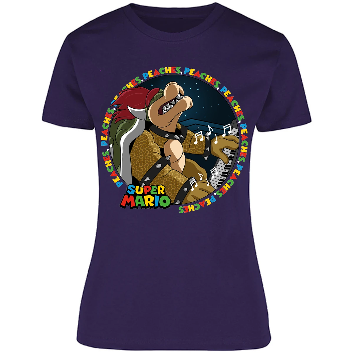 Blusa Mario Bros Bowser Peaches Blusa para Mujer 12