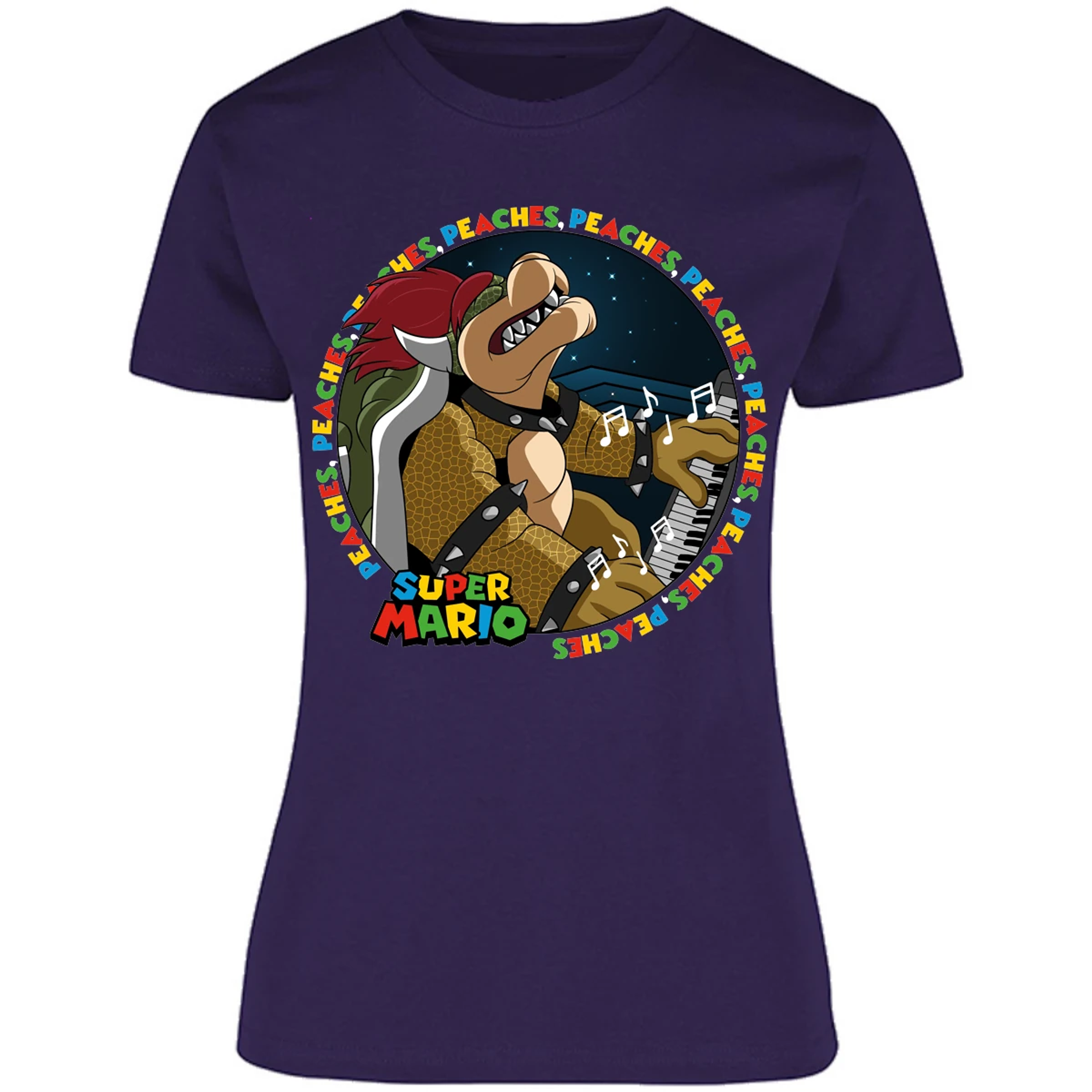 Blusa Mario Bros Bowser Peaches Blusa para Mujer 12