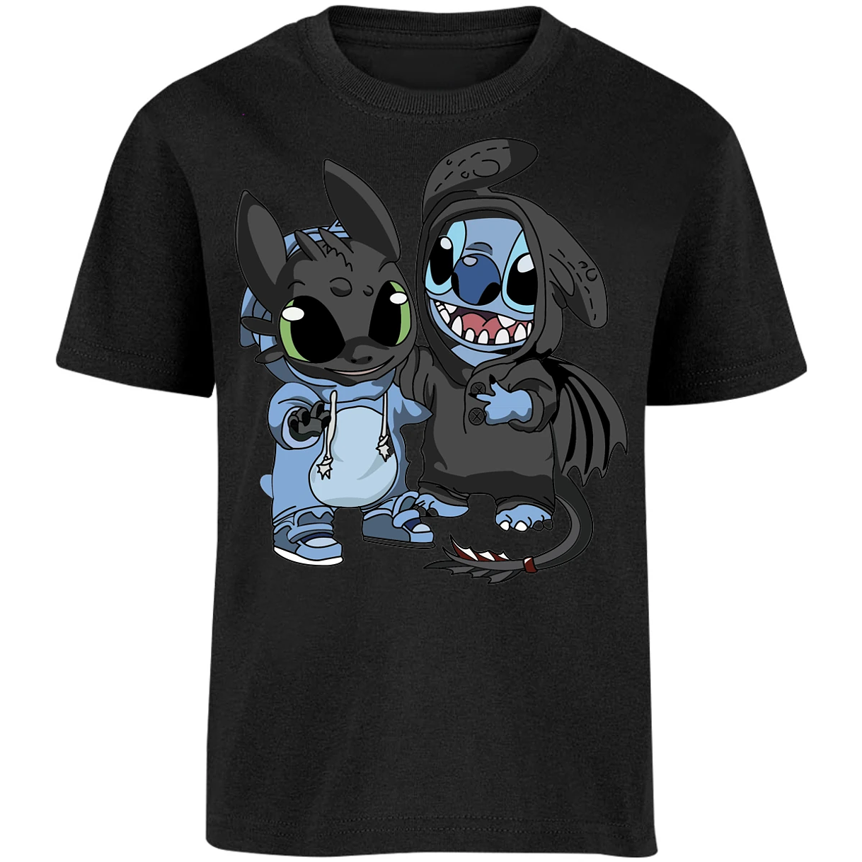 Playera Lilo Y Stitch Stitch Con Chimuelo para Niño 12