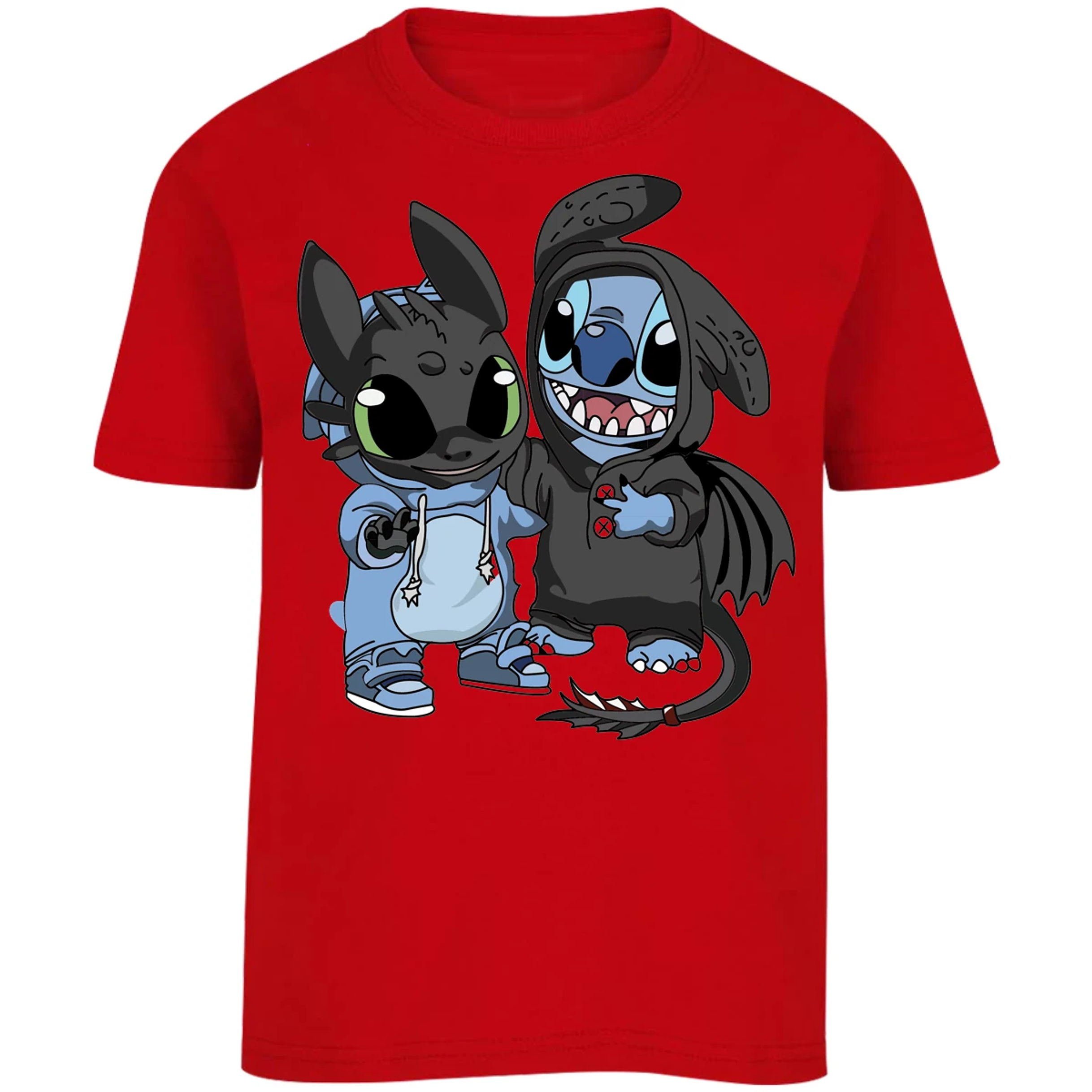 Playera Lilo Y Stitch Stitch Con Chimuelo para Niño 5